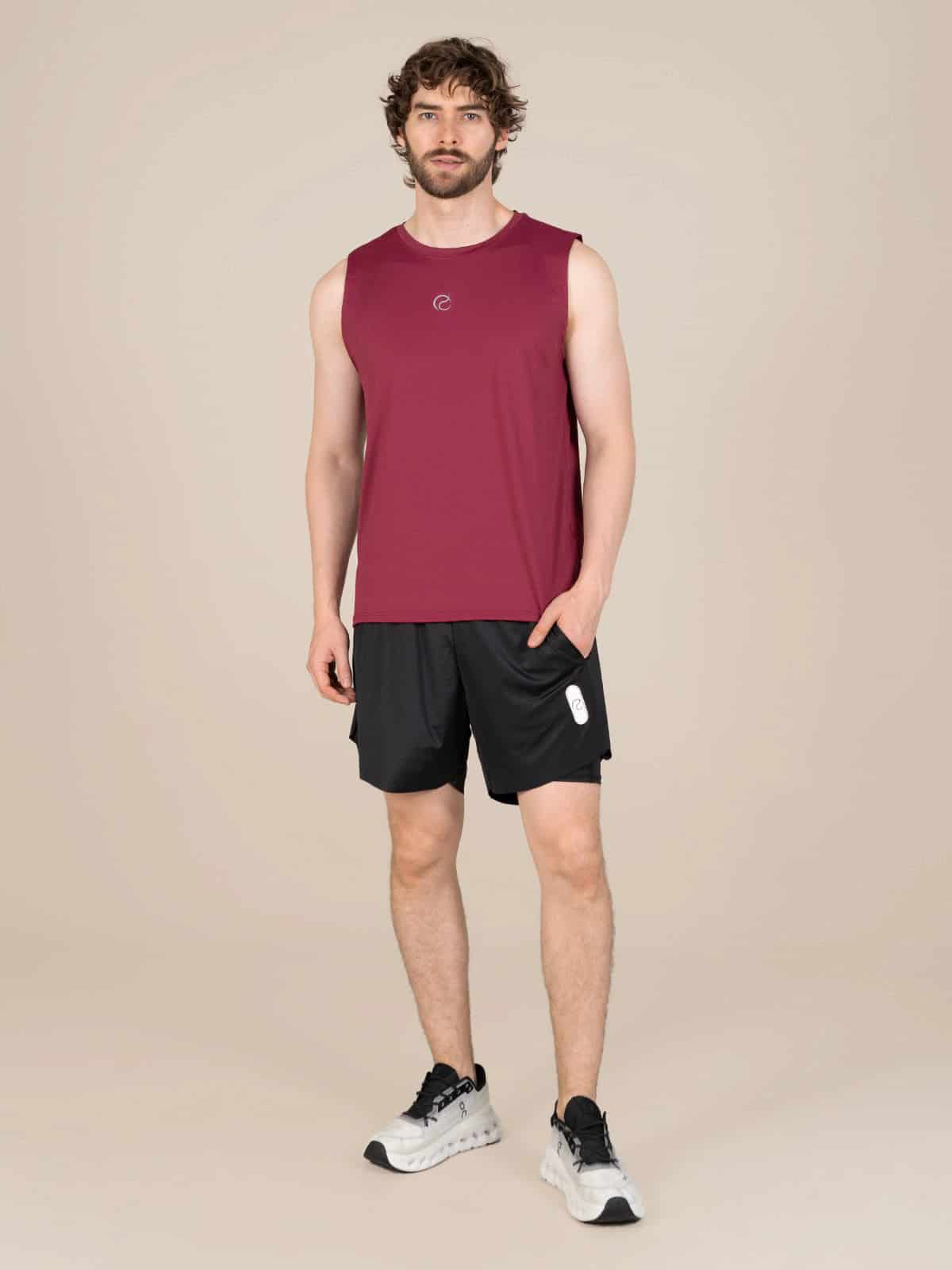 Camisilla hombre juno ibiza vino - miniatura 4