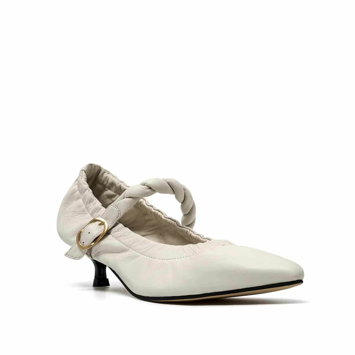 DONELLA OFF WHITE HEELS - miniatura 8