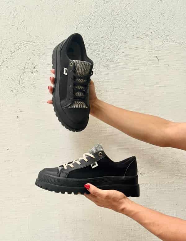 TENIS PIMP RUDE NEGRO - miniatura 2