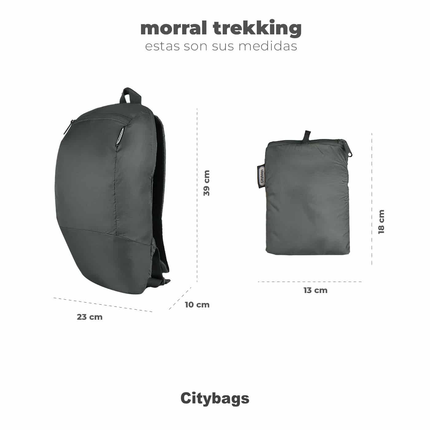 Morral Trekking ULTRA Estampado Nala Citybags Multicolor - miniatura 6