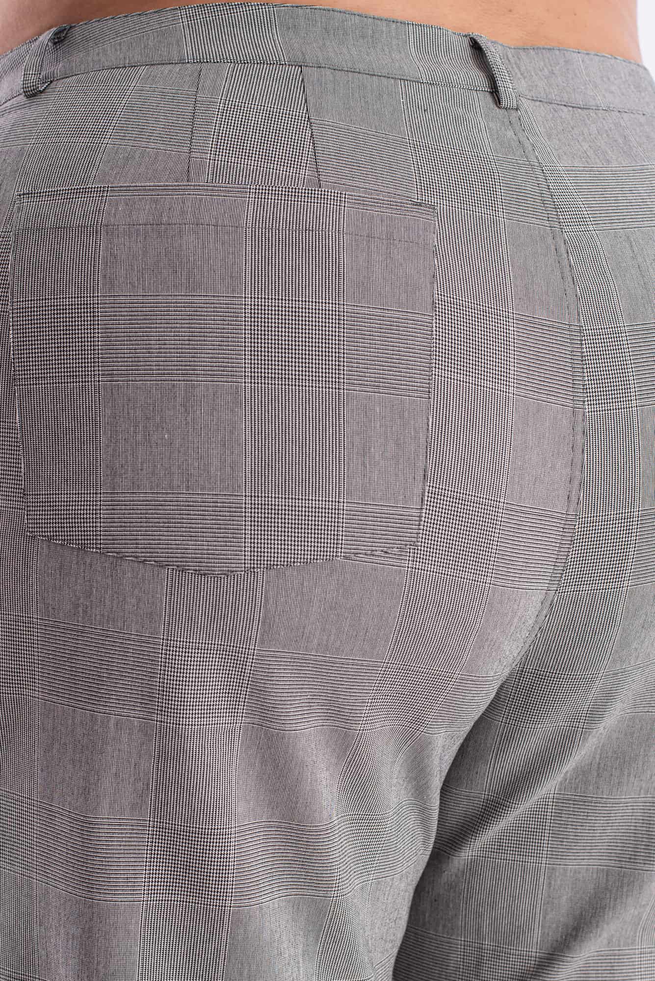 Pantalón Cuadros Gris - miniatura 7