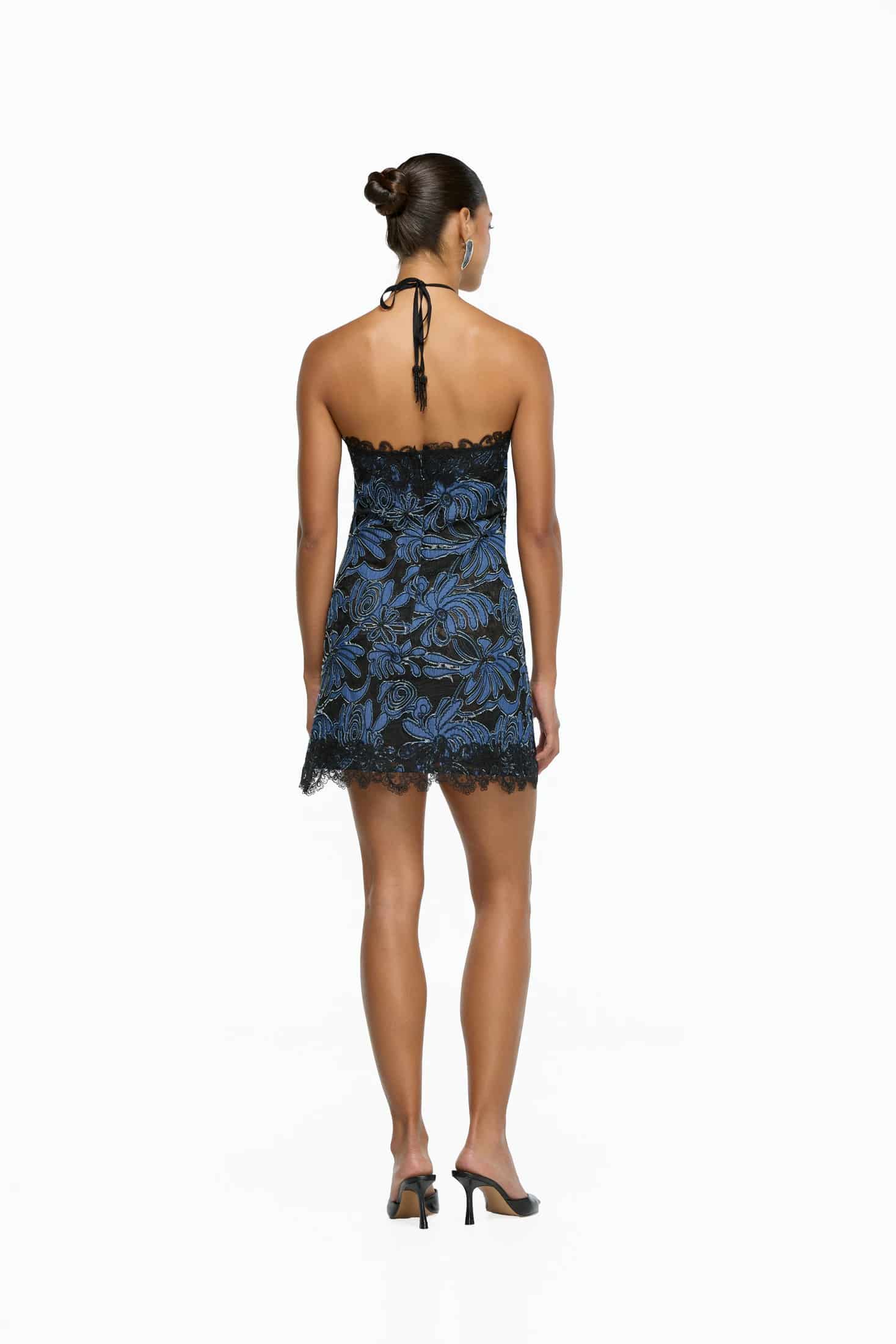 MYSTIQUE MINI DRESS NAVY - miniatura 4