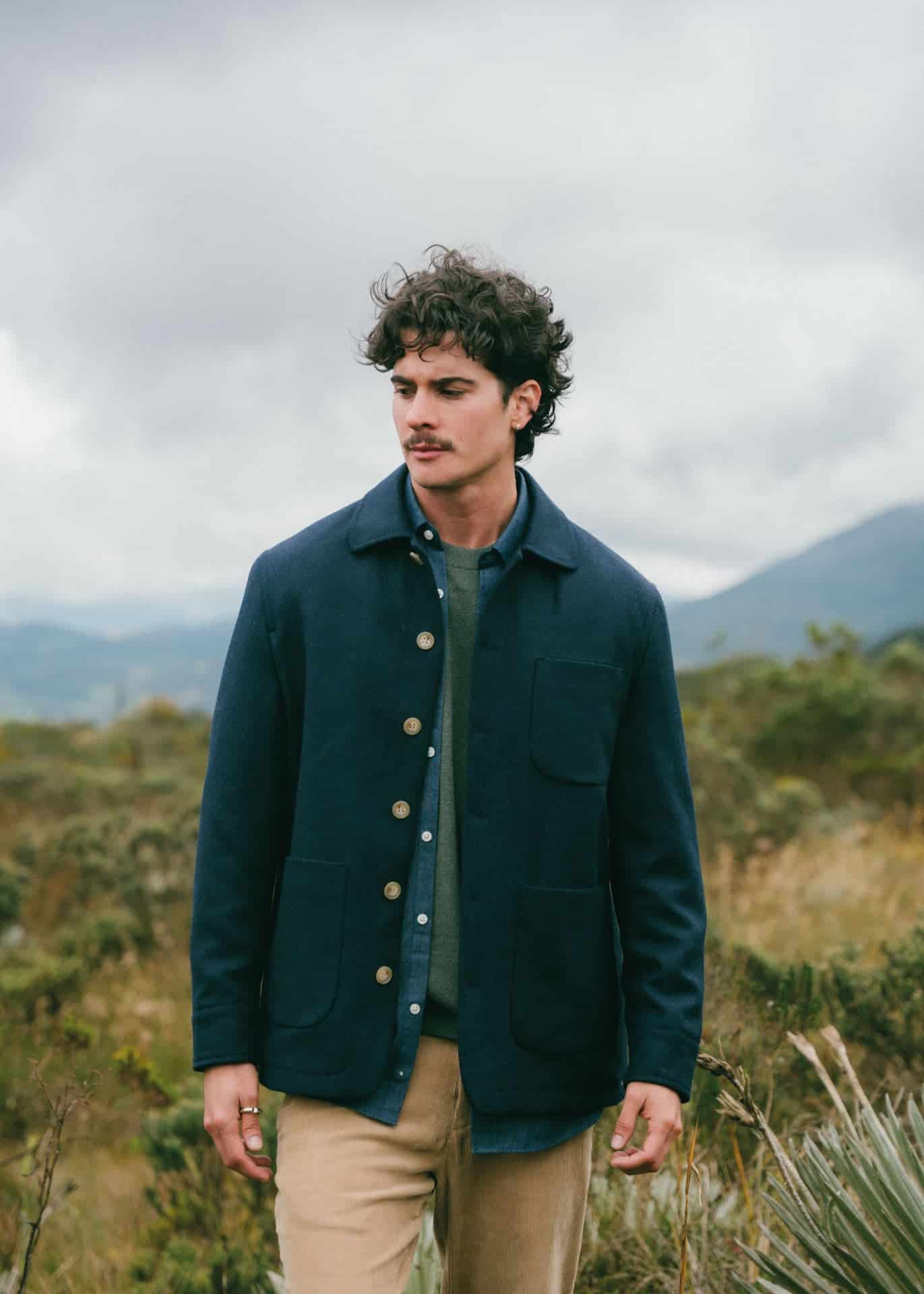 Chaqueta Porto Azul Oscuro - miniatura 3