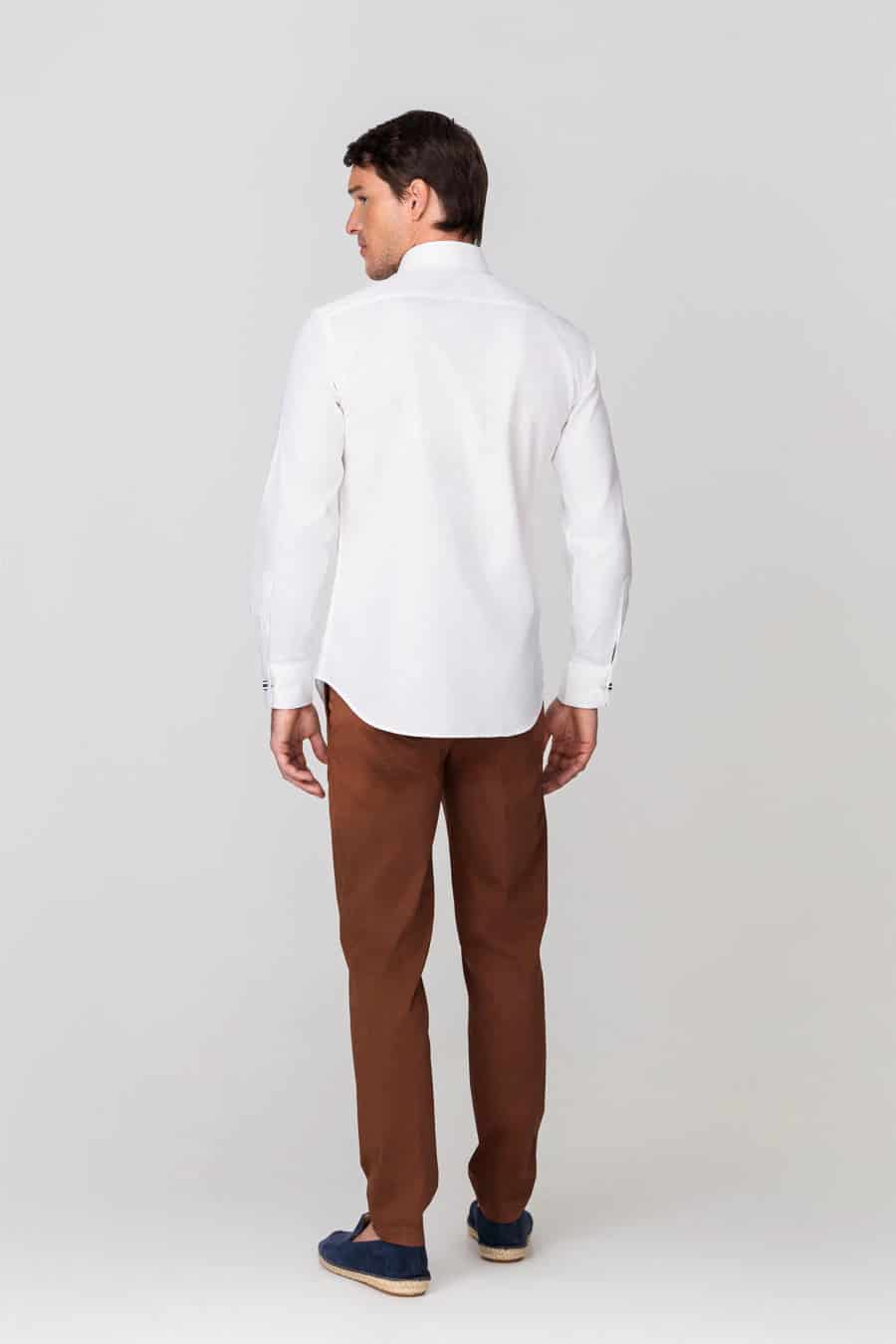 men’s cotton shirt white rx slim - miniatura 3