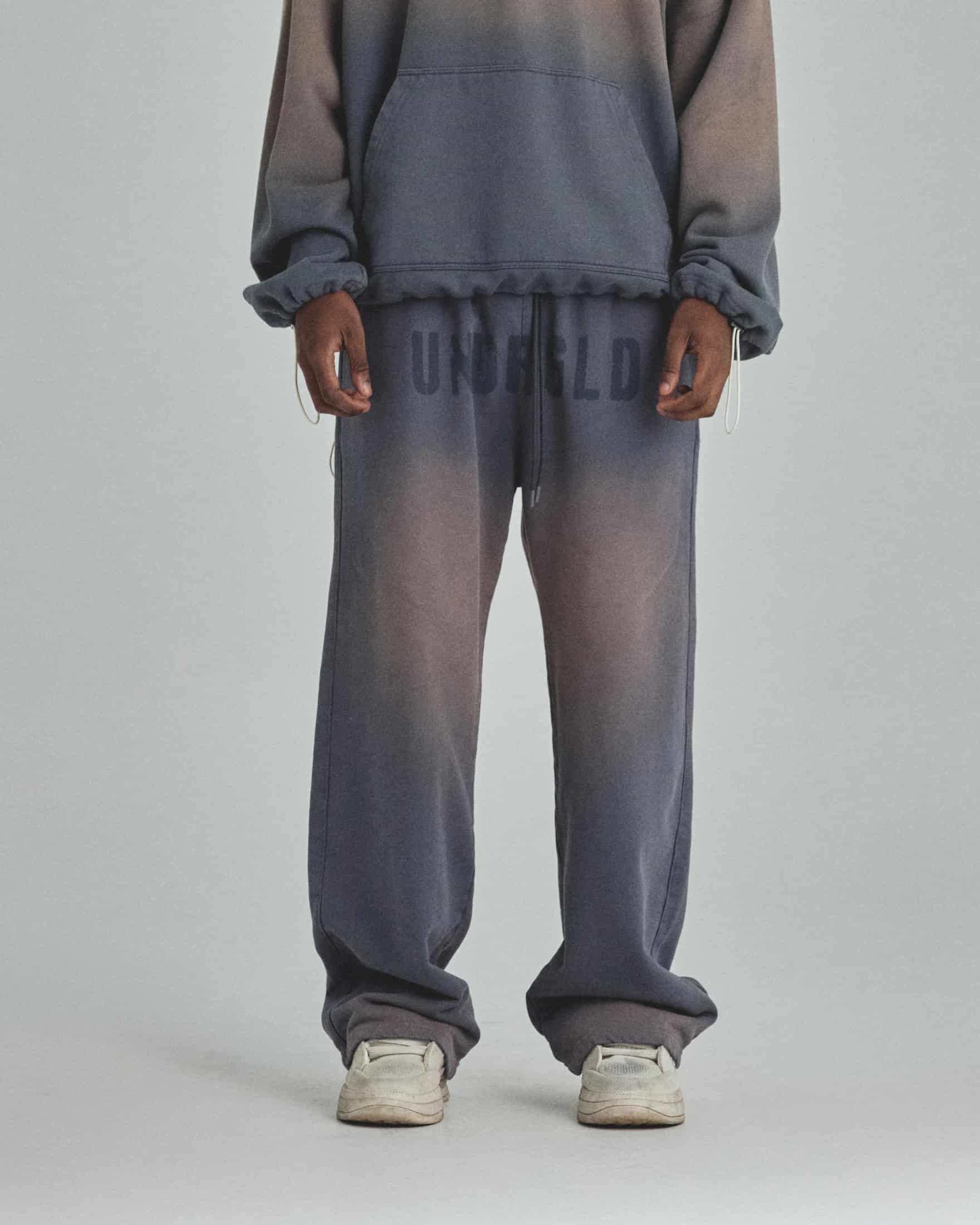 Spring Worn Logo Straight Pants Sandblast Gray - miniatura 2