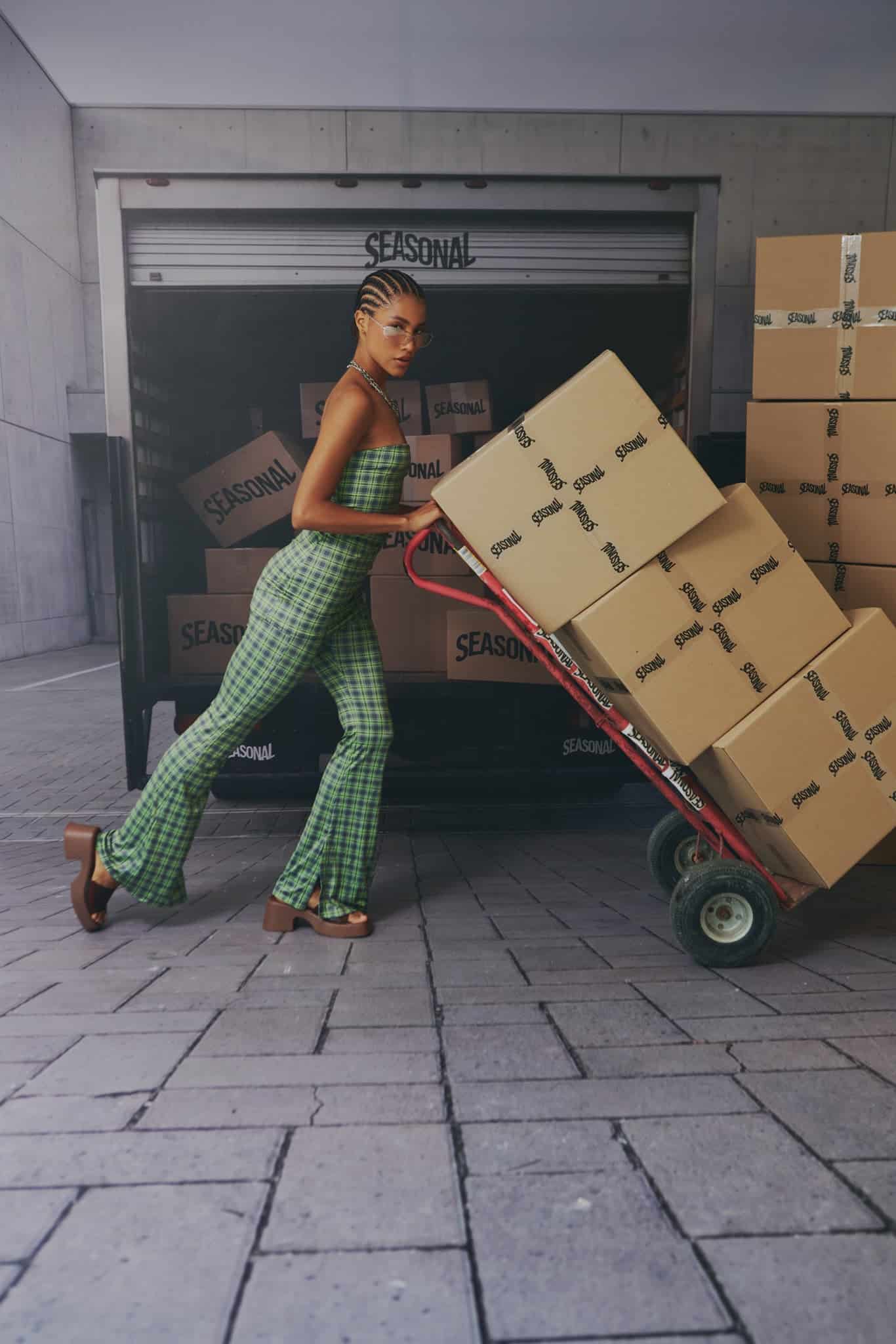 ELECTRIC GRID STRETCH PANTS - miniatura 1