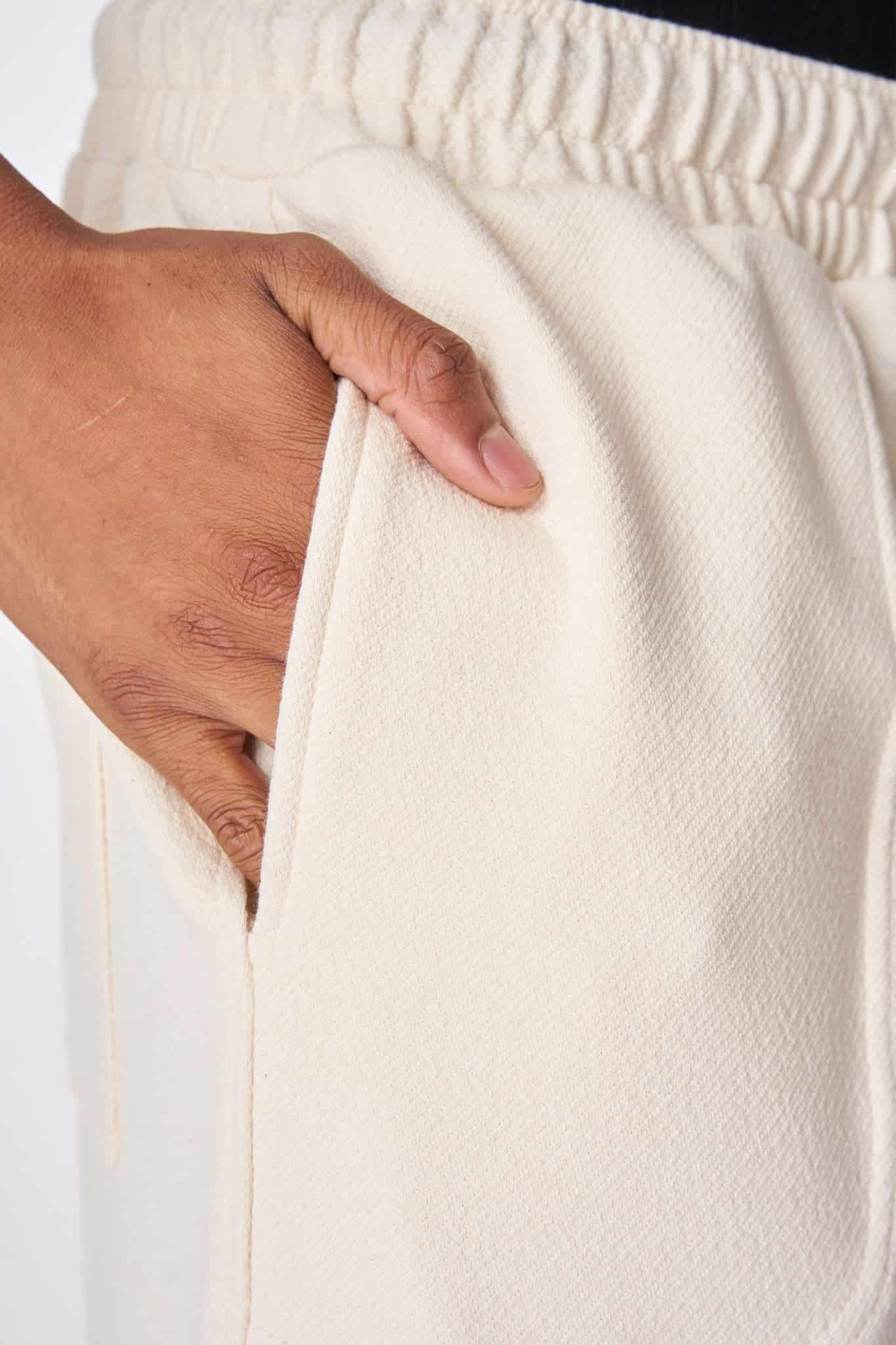Sweet pant textura diagonal Marfil 14371 - miniatura 4
