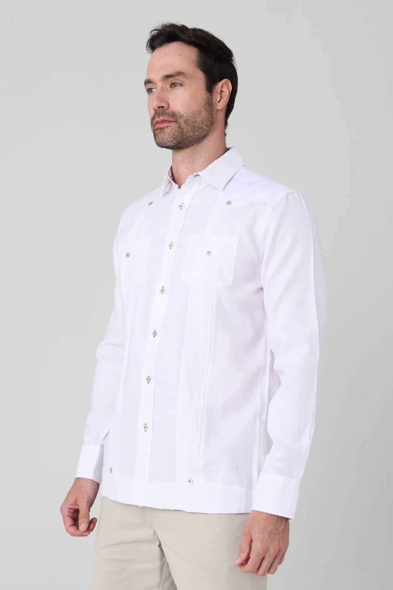 Guayabera presidencial Jon Sonen linen - miniatura 2