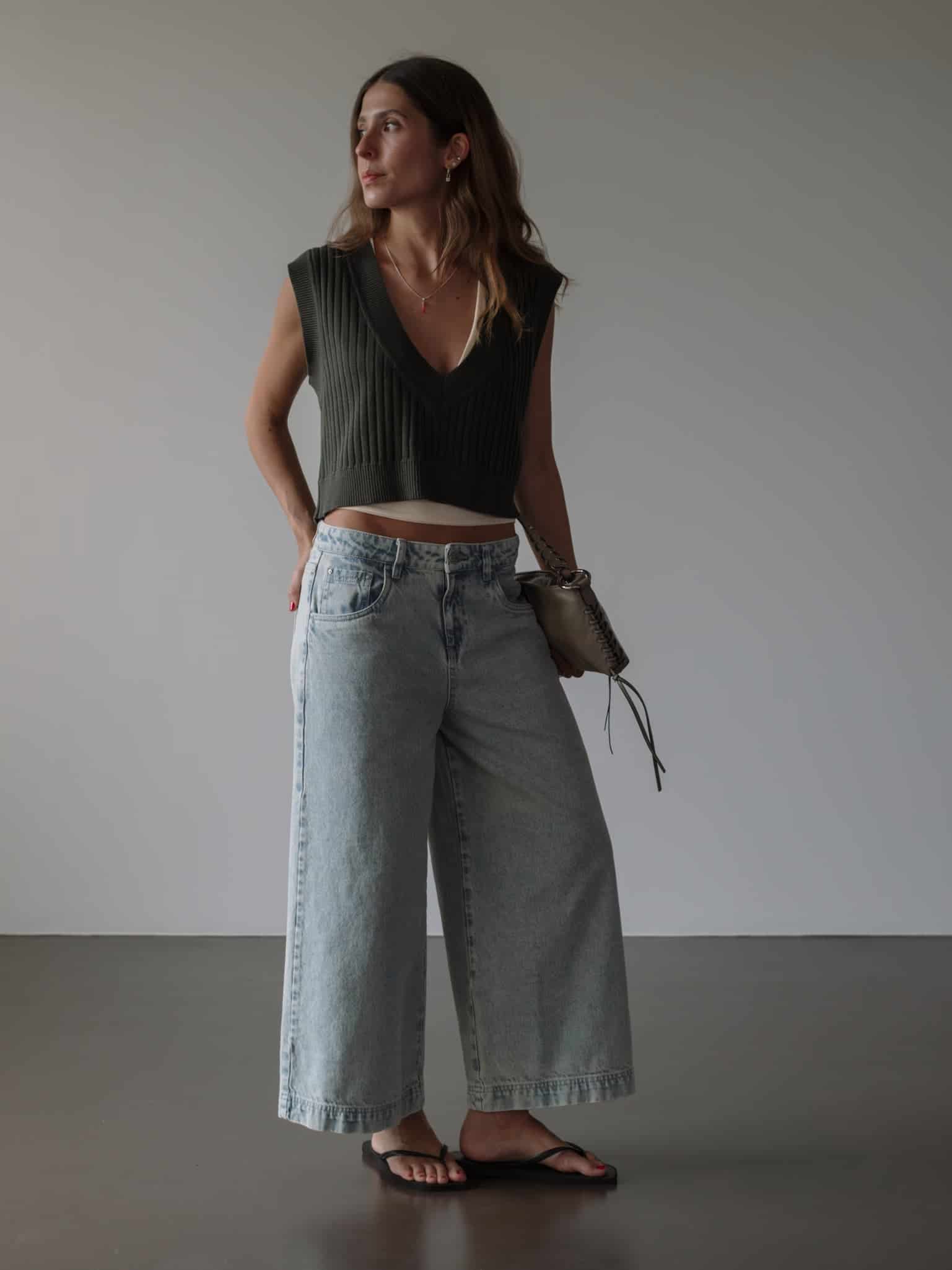 THE CULOTTE CLASSIC JEAN - NEW SOFT BLUE - miniatura 7