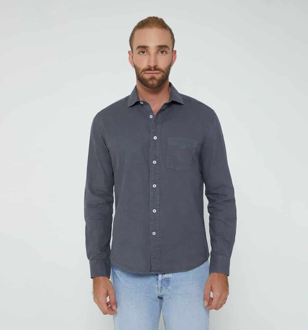 Camisa para hombre de lino - miniatura 51
