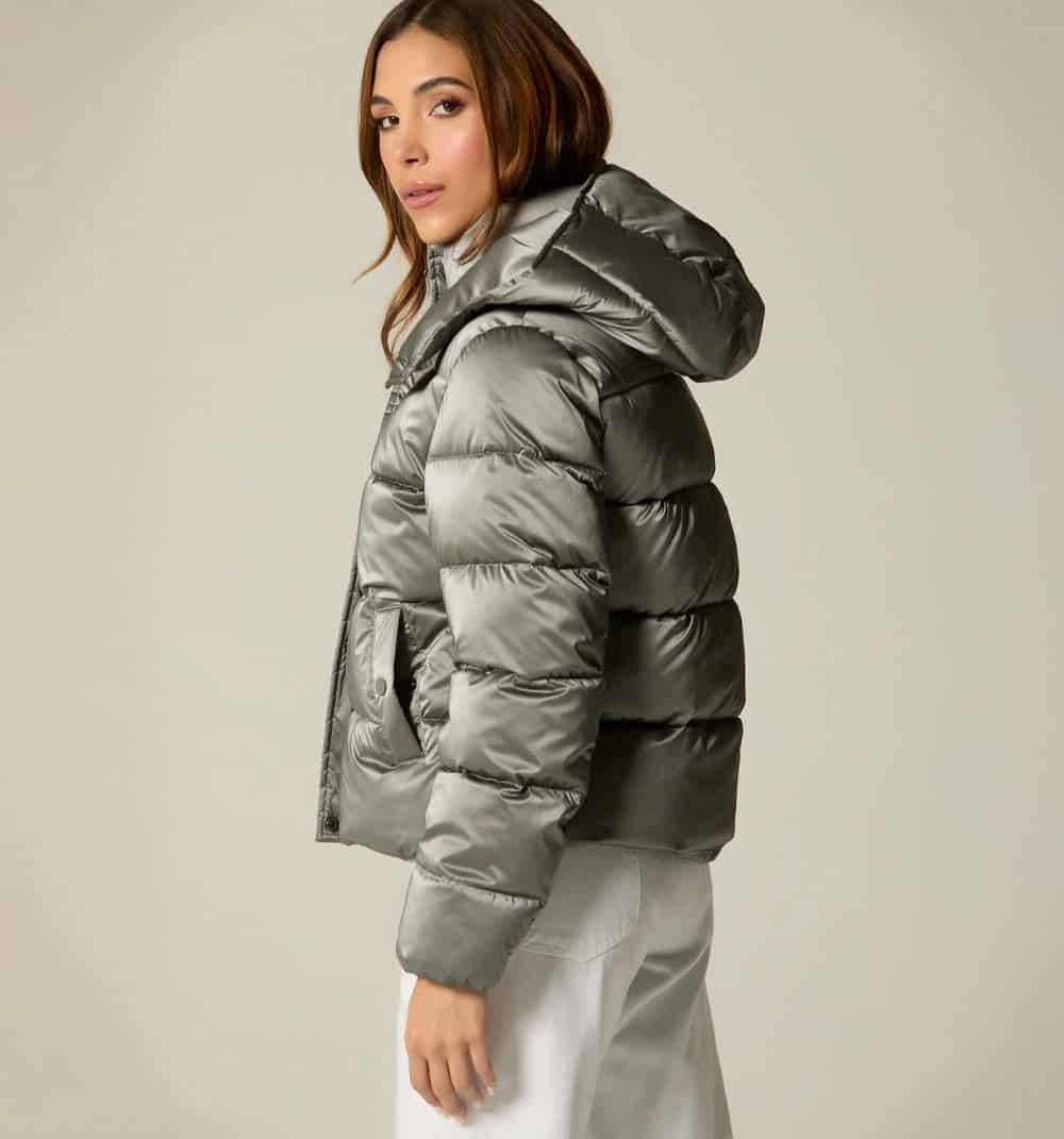 Chaqueta con capucha  acolchada - miniatura 5