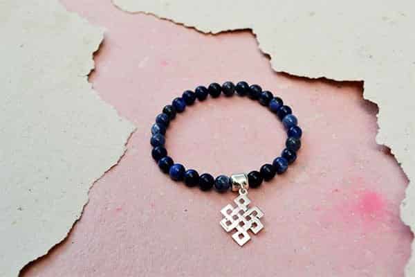 Pulsera Sodalita dije infinito - miniatura 1