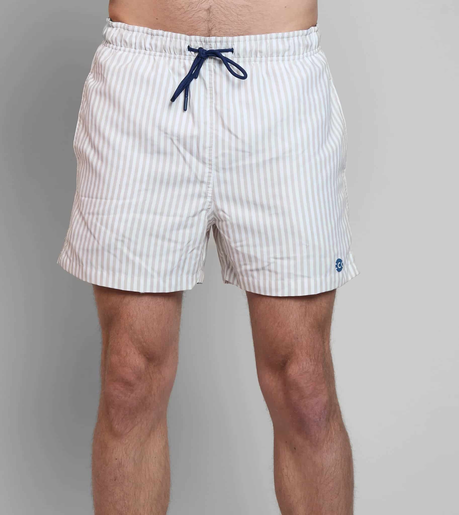 Pantaloneta de Baño Rayas Beige - miniatura 2