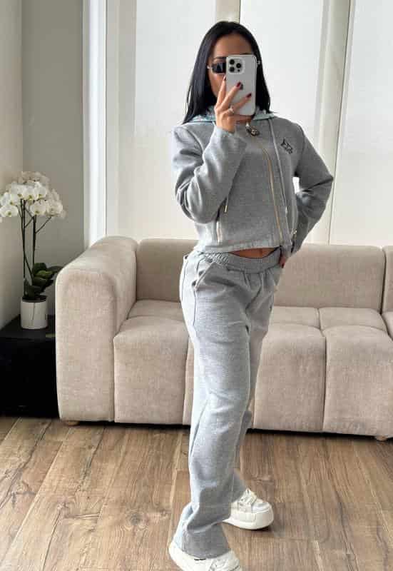 CONJUNTO LOUIS VUITTON GRIS - miniatura 1