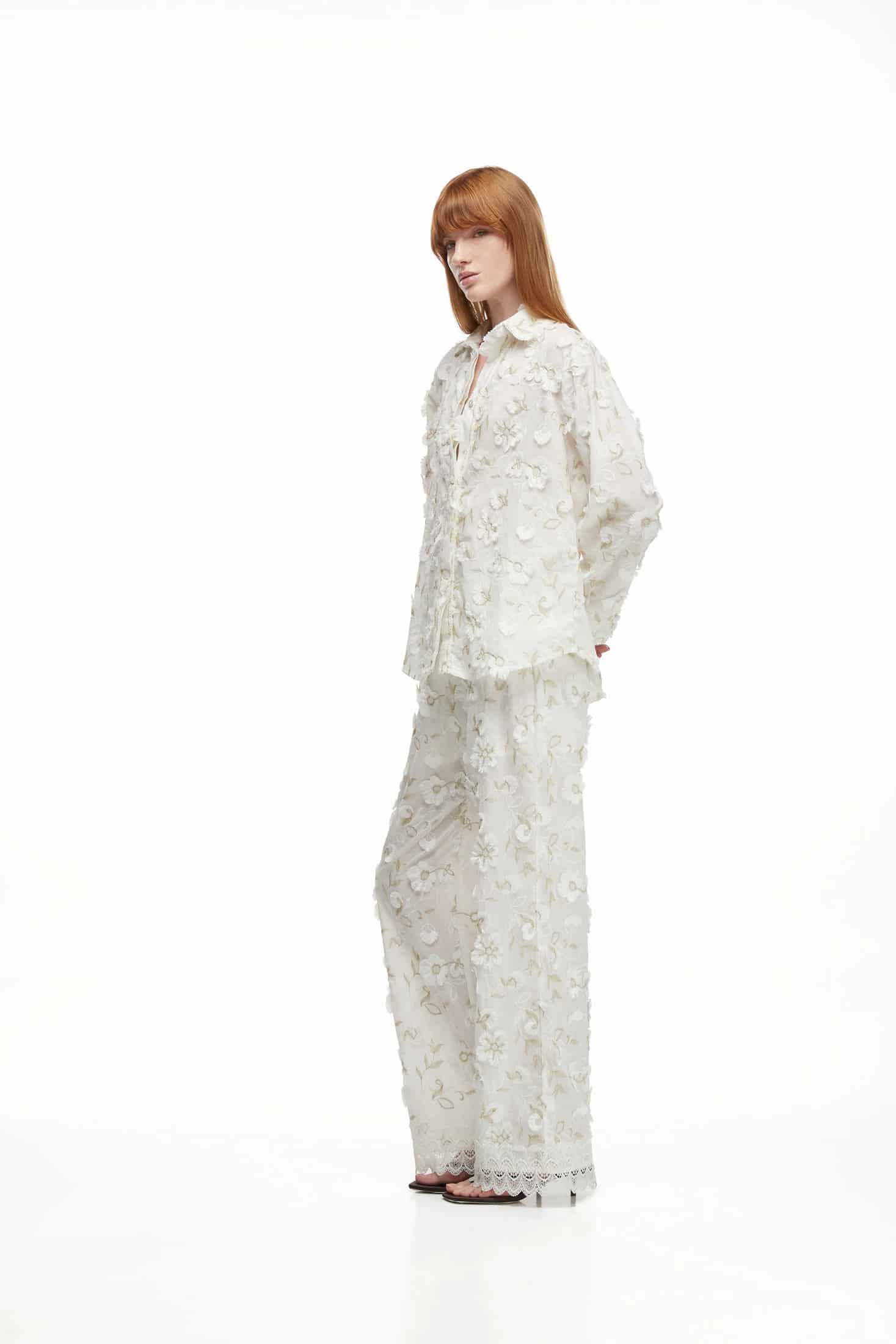 CELIA PANTS WHITE - miniatura 3