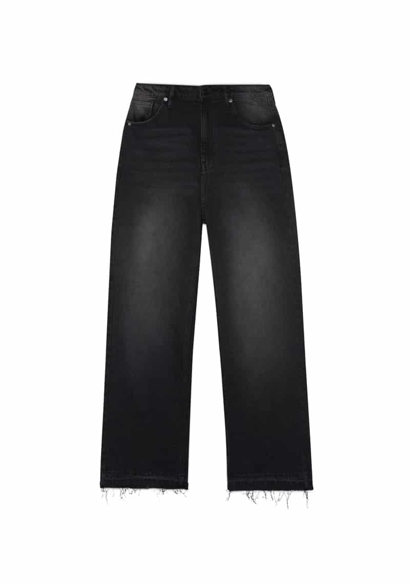 Monclair washed black brown jean - miniatura 2
