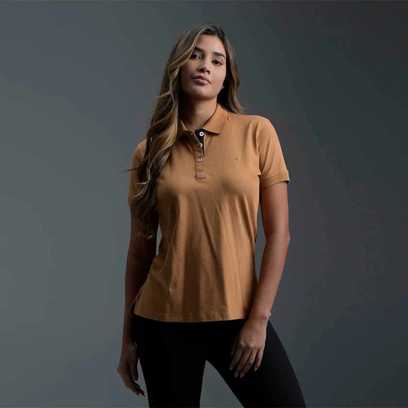 Polo Caqui Mujer - miniatura 1