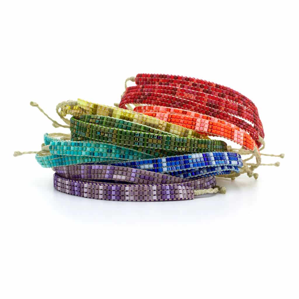 pulsera 3 puntos tonos de color - miniatura 10
