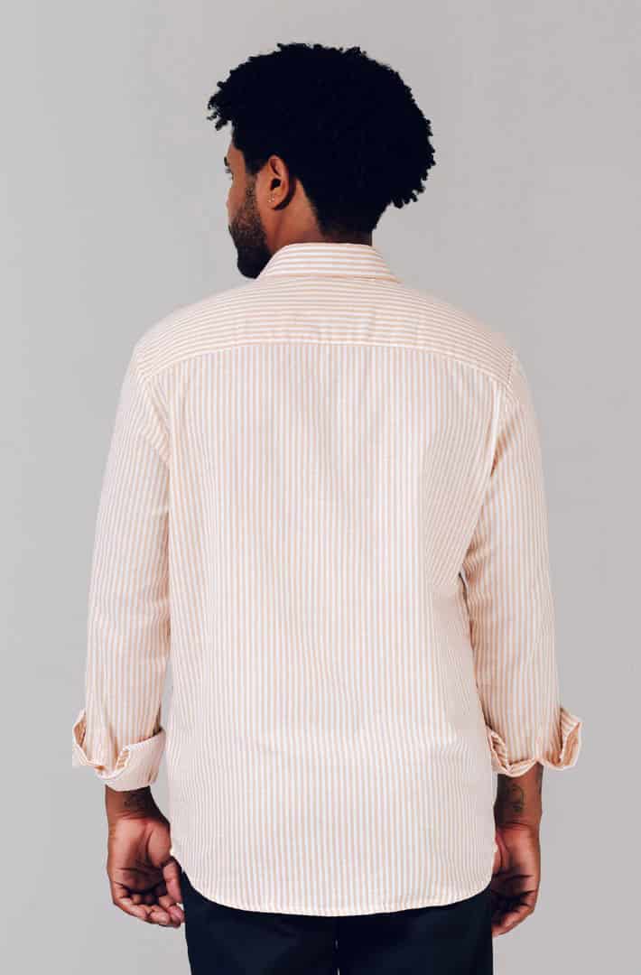 Camisa blanca rayas curuba - miniatura 4