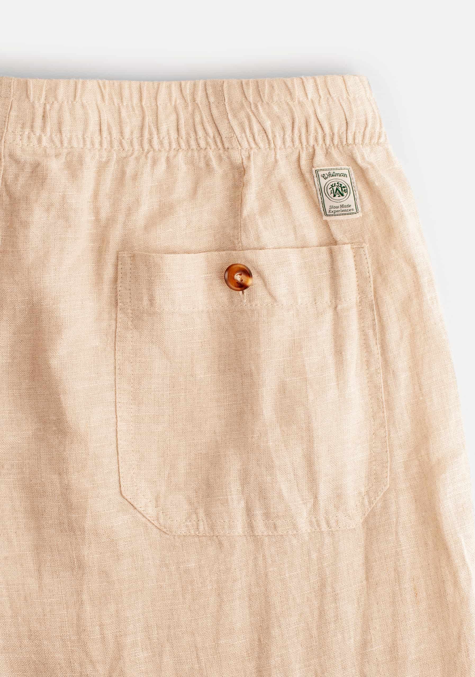 Pantalón H Hopkins Jogger Lino Avena - miniatura 2