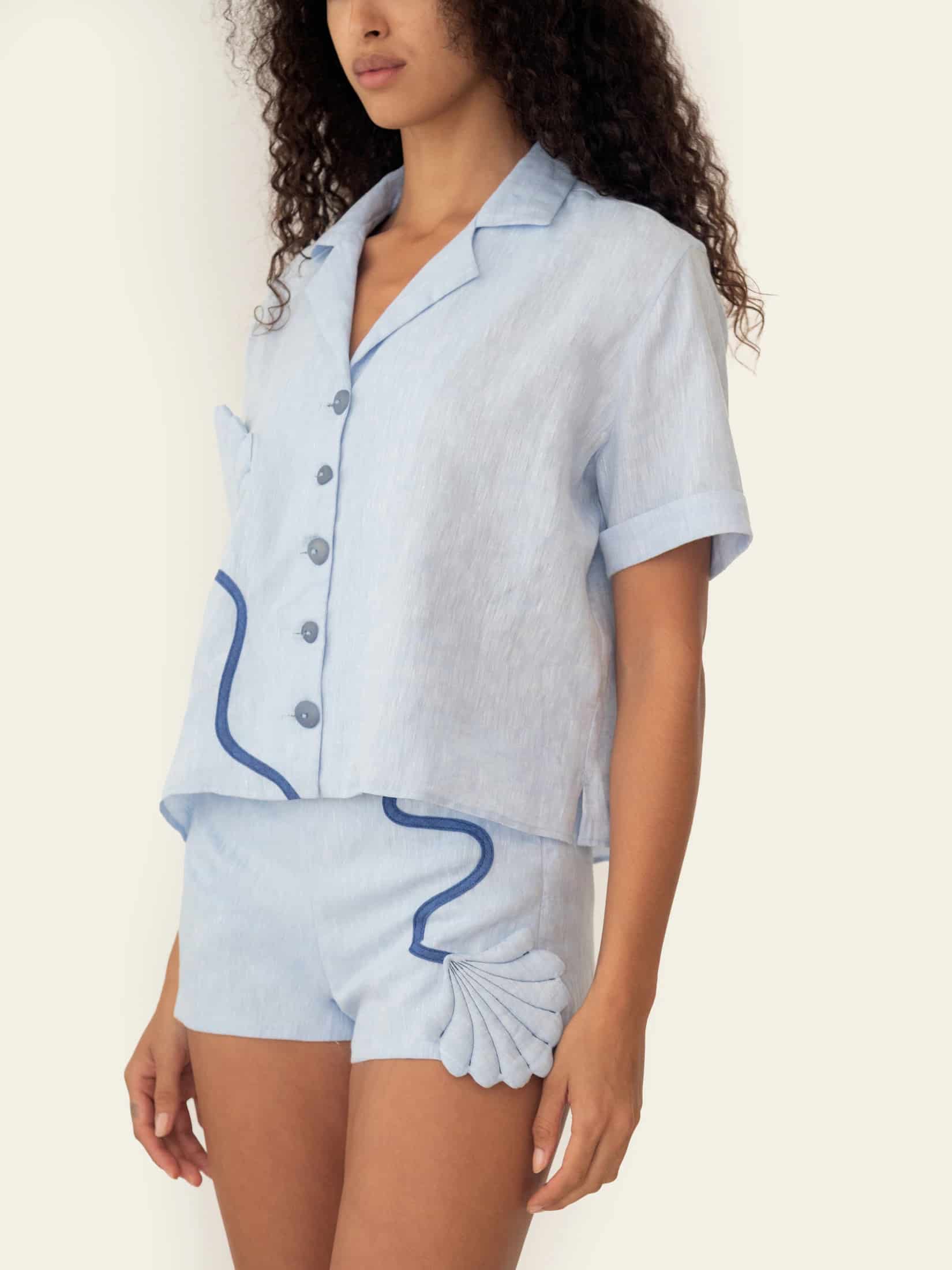 NAOMI SHORT WAVE BLUE - miniatura 3