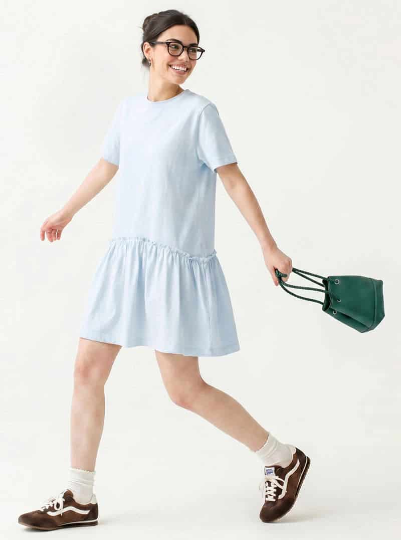 VESTIDO MERENGUE AZUL - miniatura 1