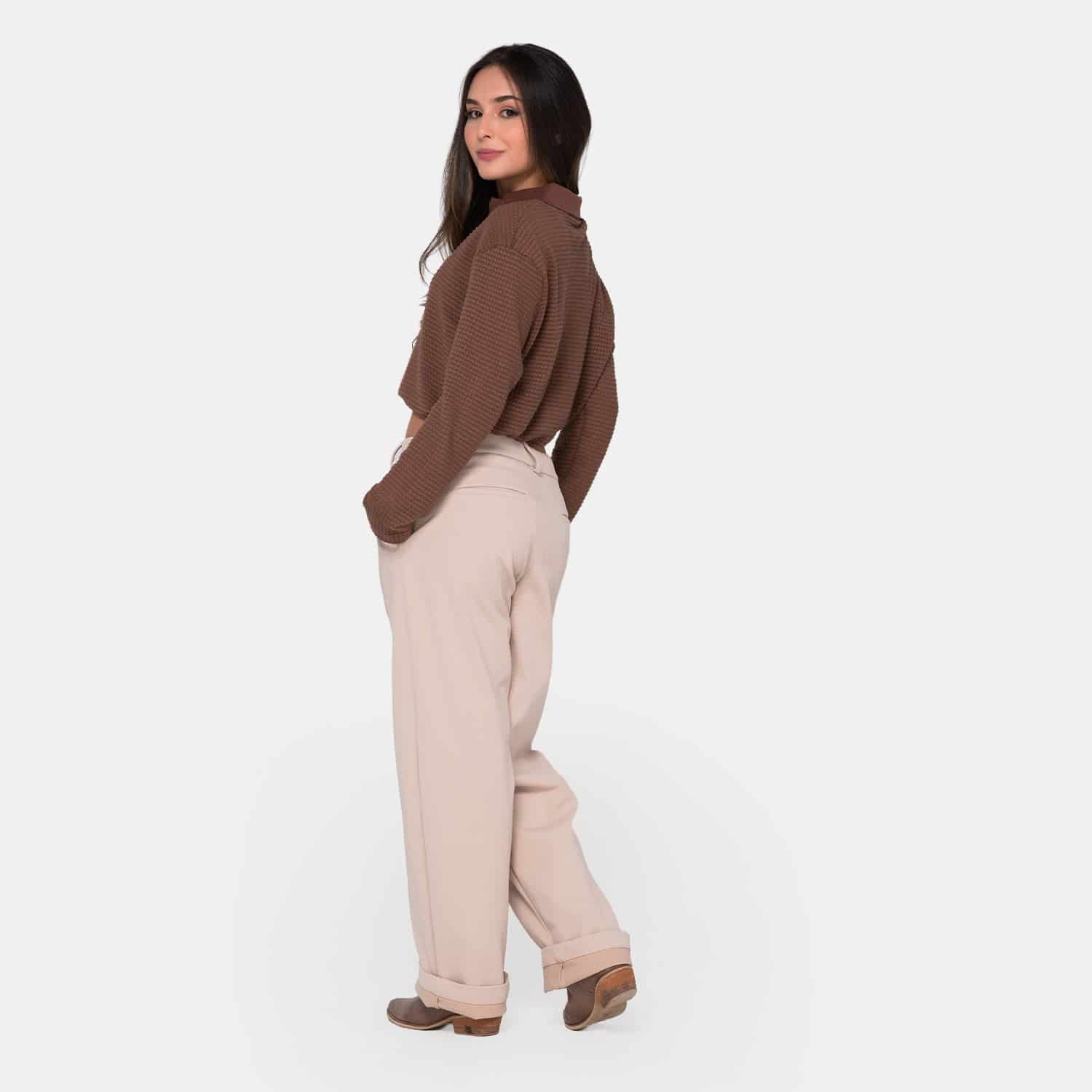 EcoDrift Trousers Beige - miniatura 6