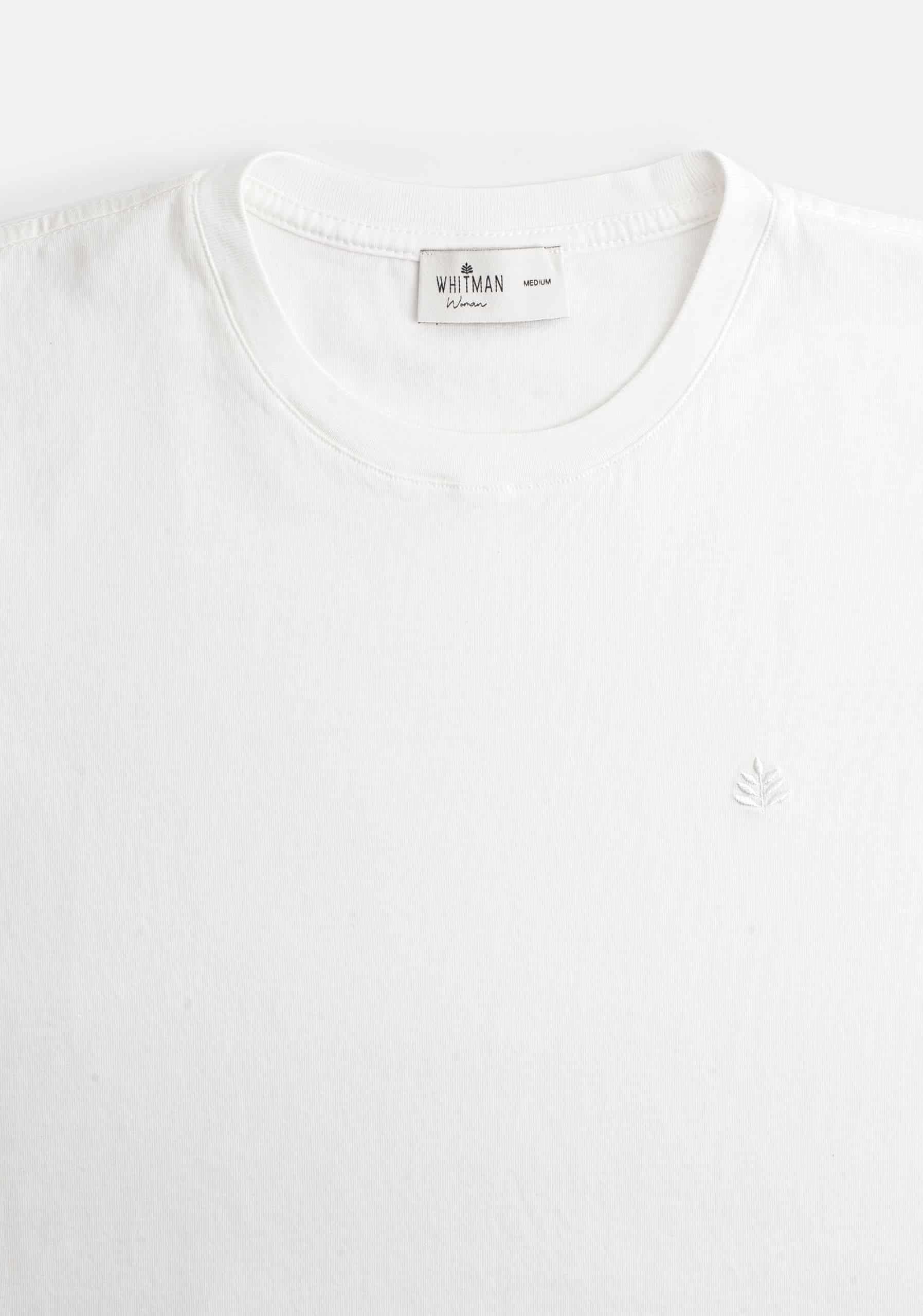 Camiseta M Unicolor CR L-Atn Marfil - miniatura 3