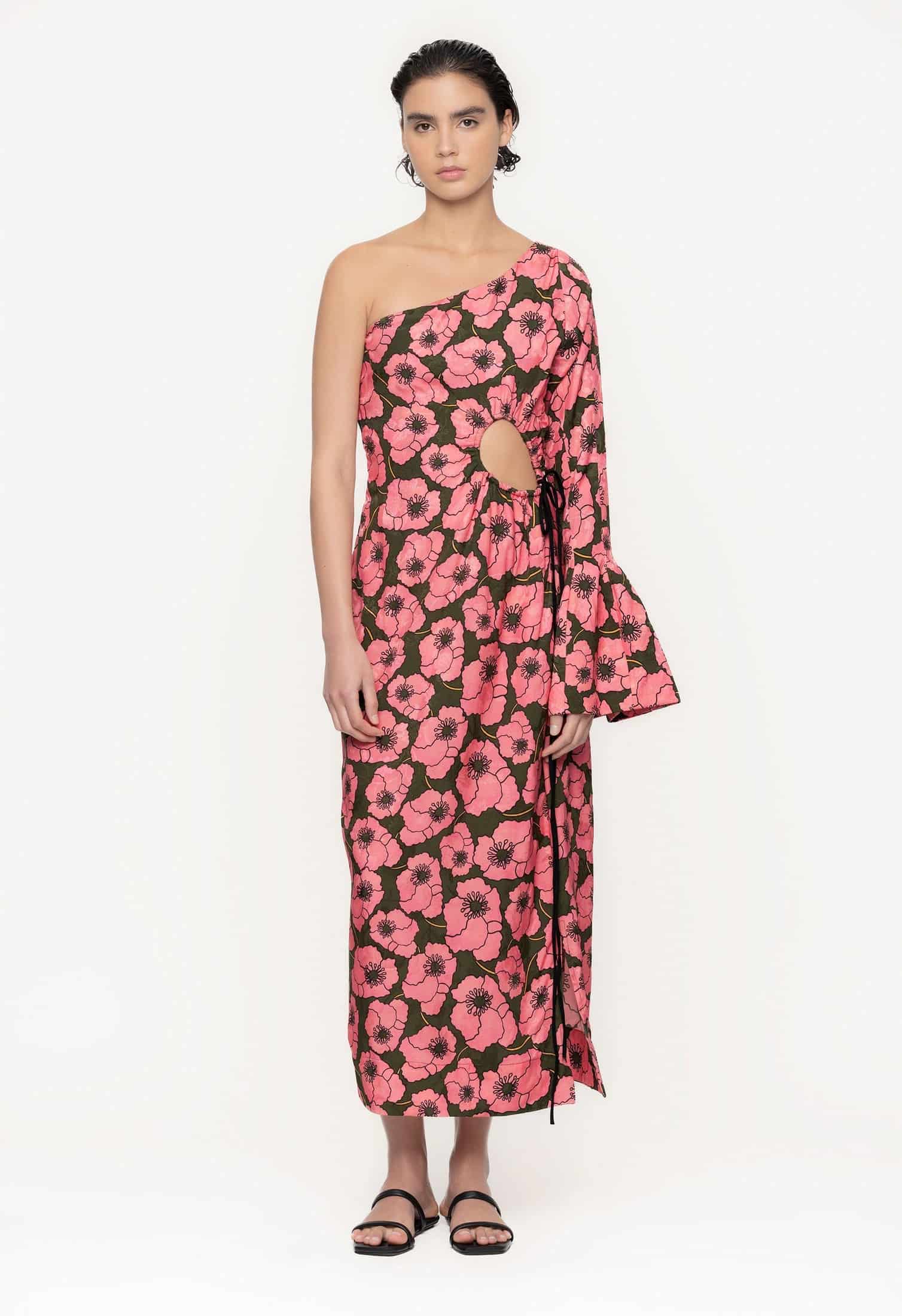 Cadillo Botanico Rosa Maxi Dress - miniatura 1