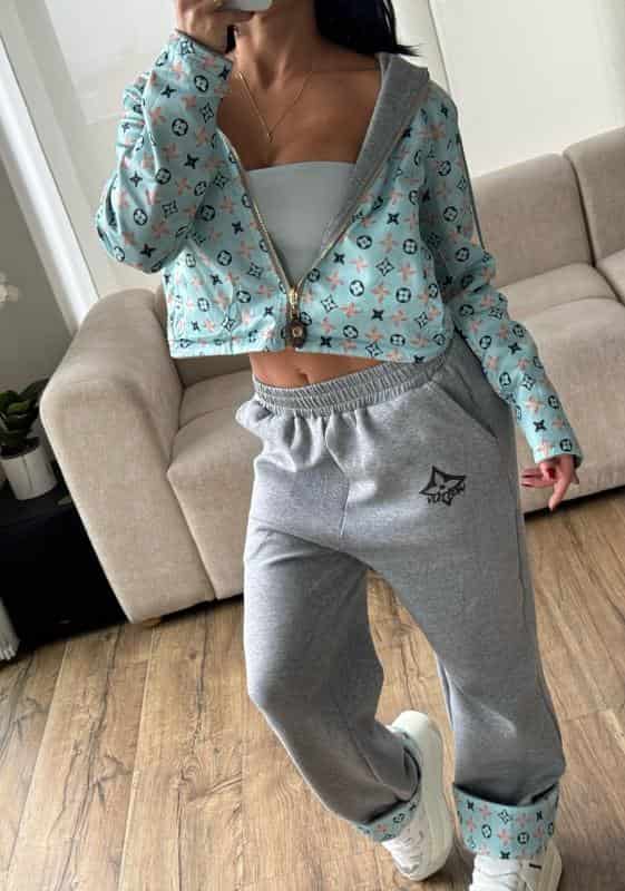 CONJUNTO LOUIS VUITTON GRIS - miniatura 3