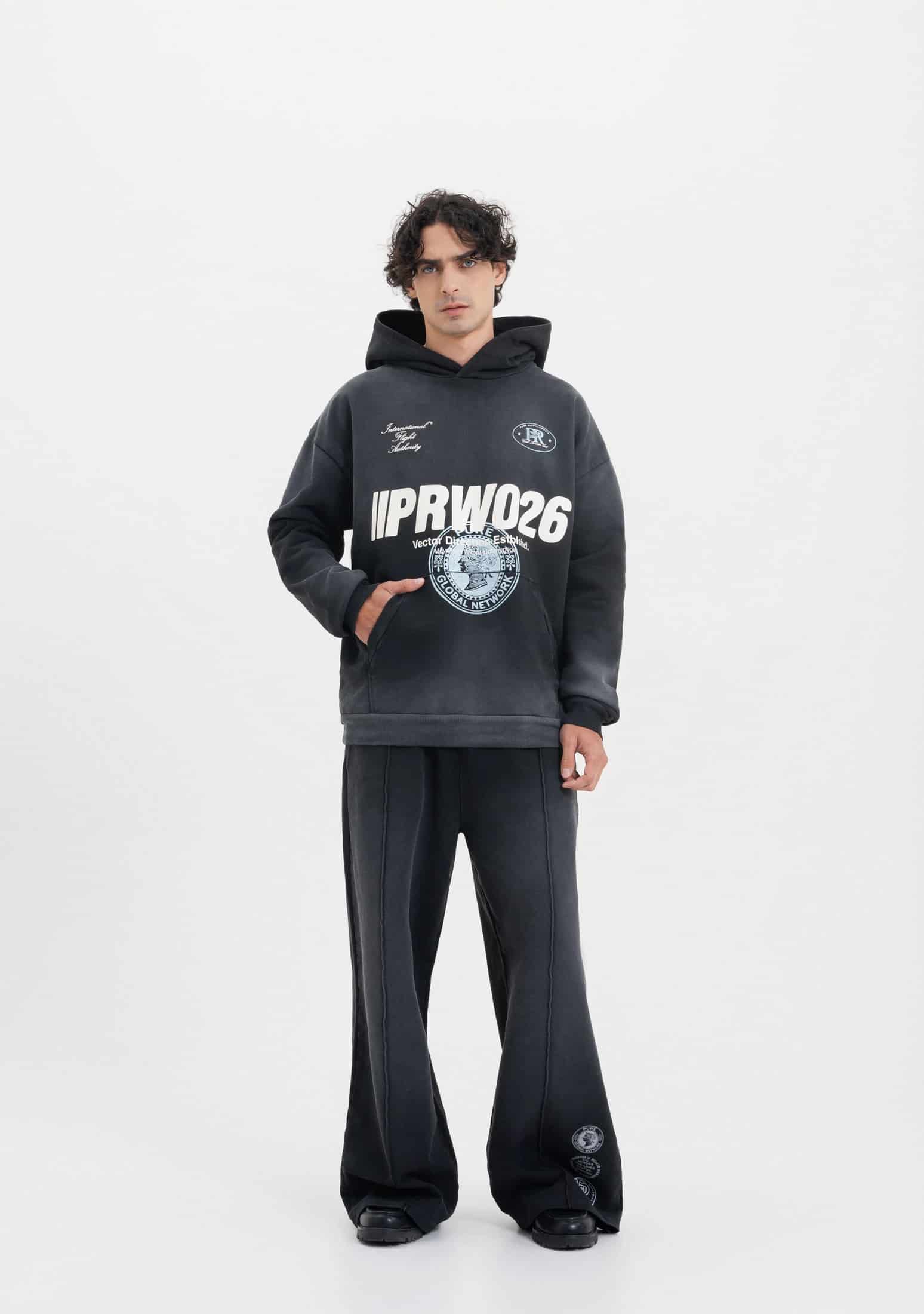 Across The Lines Black Hoodie - miniatura 5
