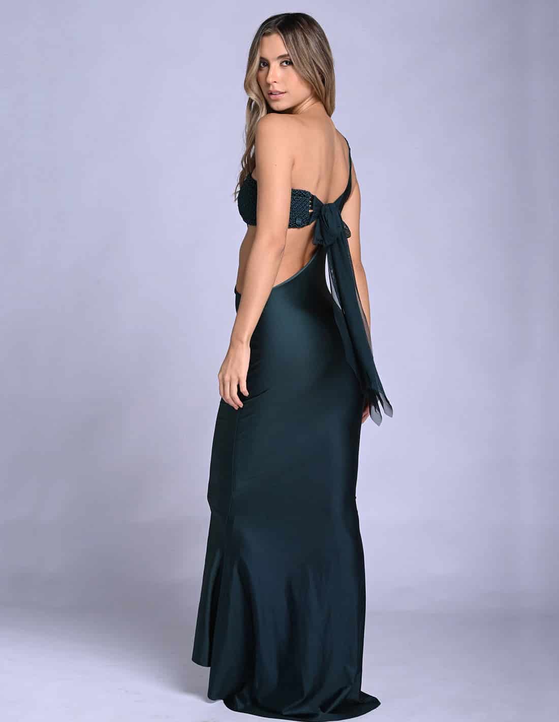 Vestido Kesha Dark Green - miniatura 2