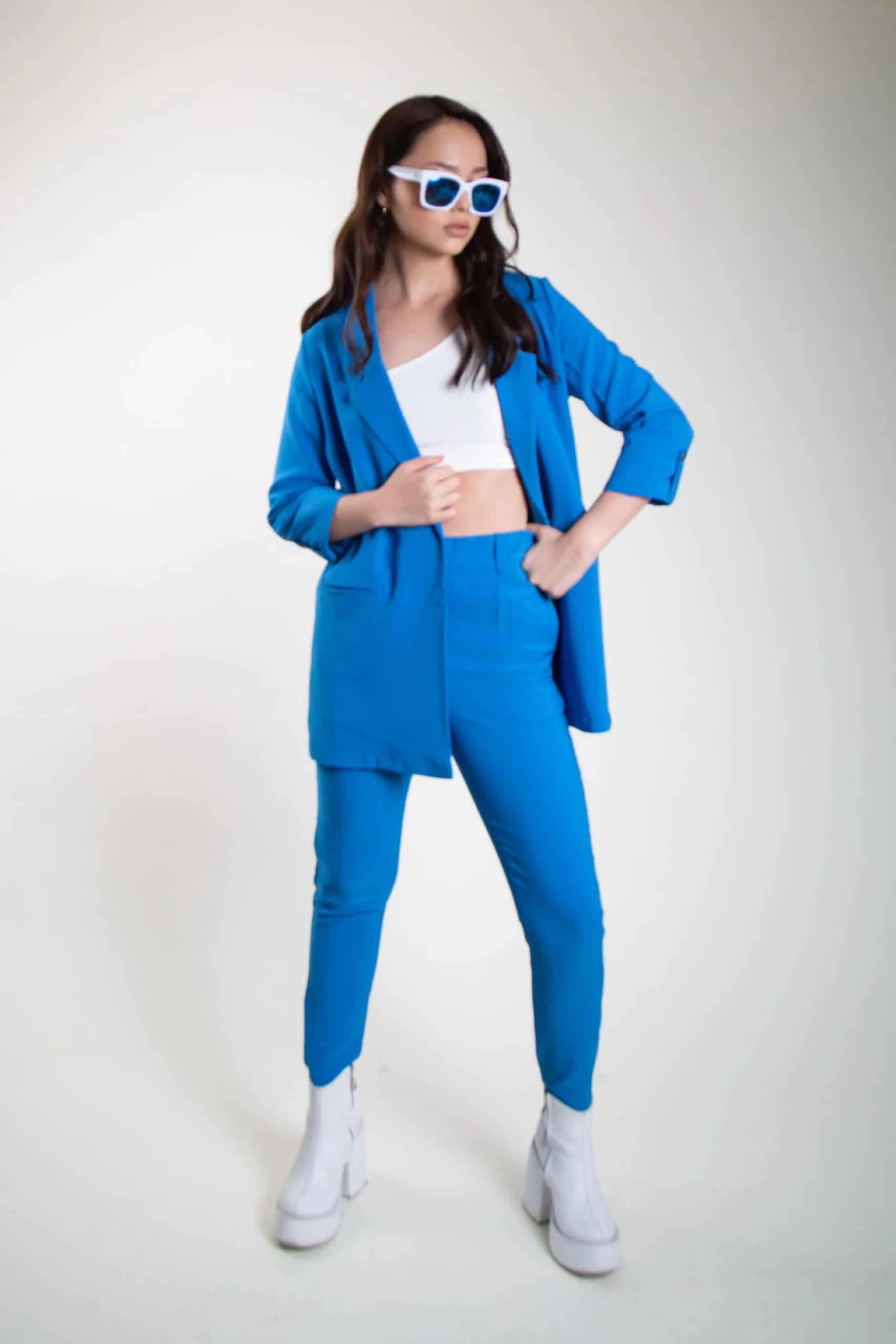Pantalón Chaplin  Dama Azul Rey - miniatura 2