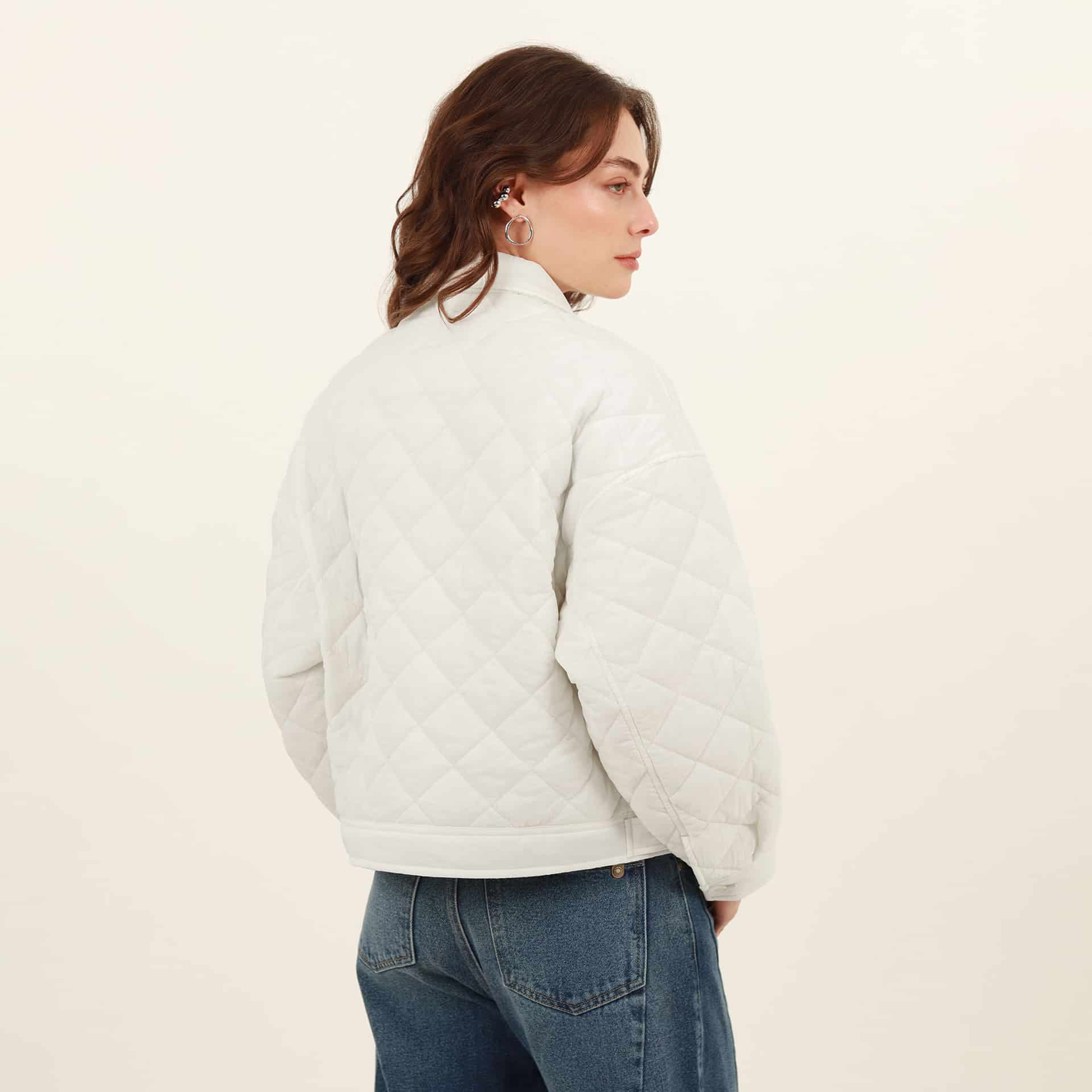 Chaqueta acolchada crop - miniatura 10