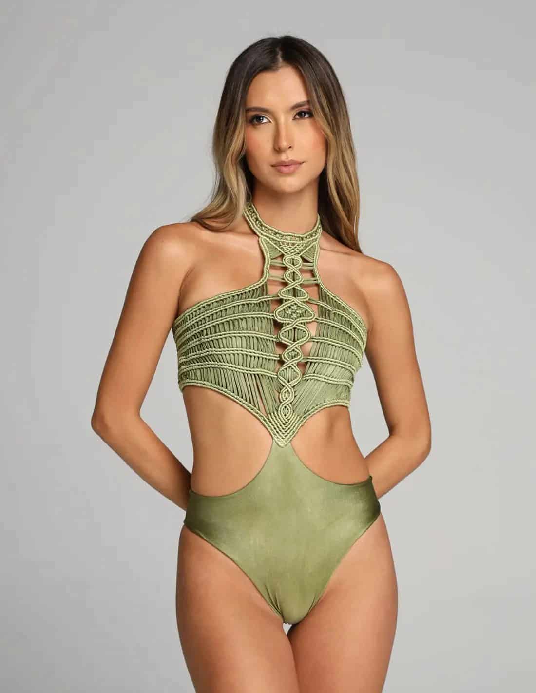Outfit: Entero Corset & Falda Ventus Green Stone - miniatura 3