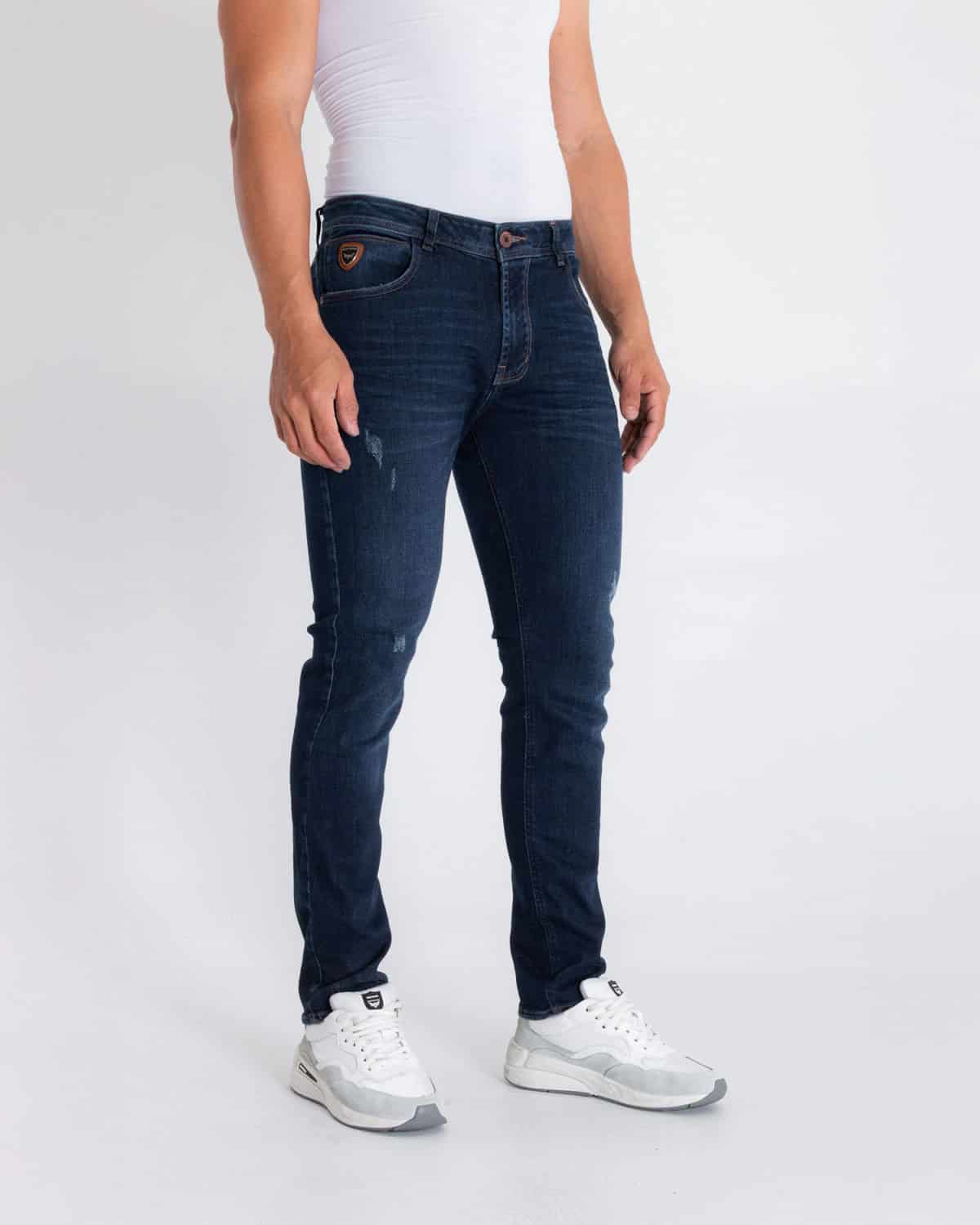 Jean slim tono oscuro para hombre - miniatura 2
