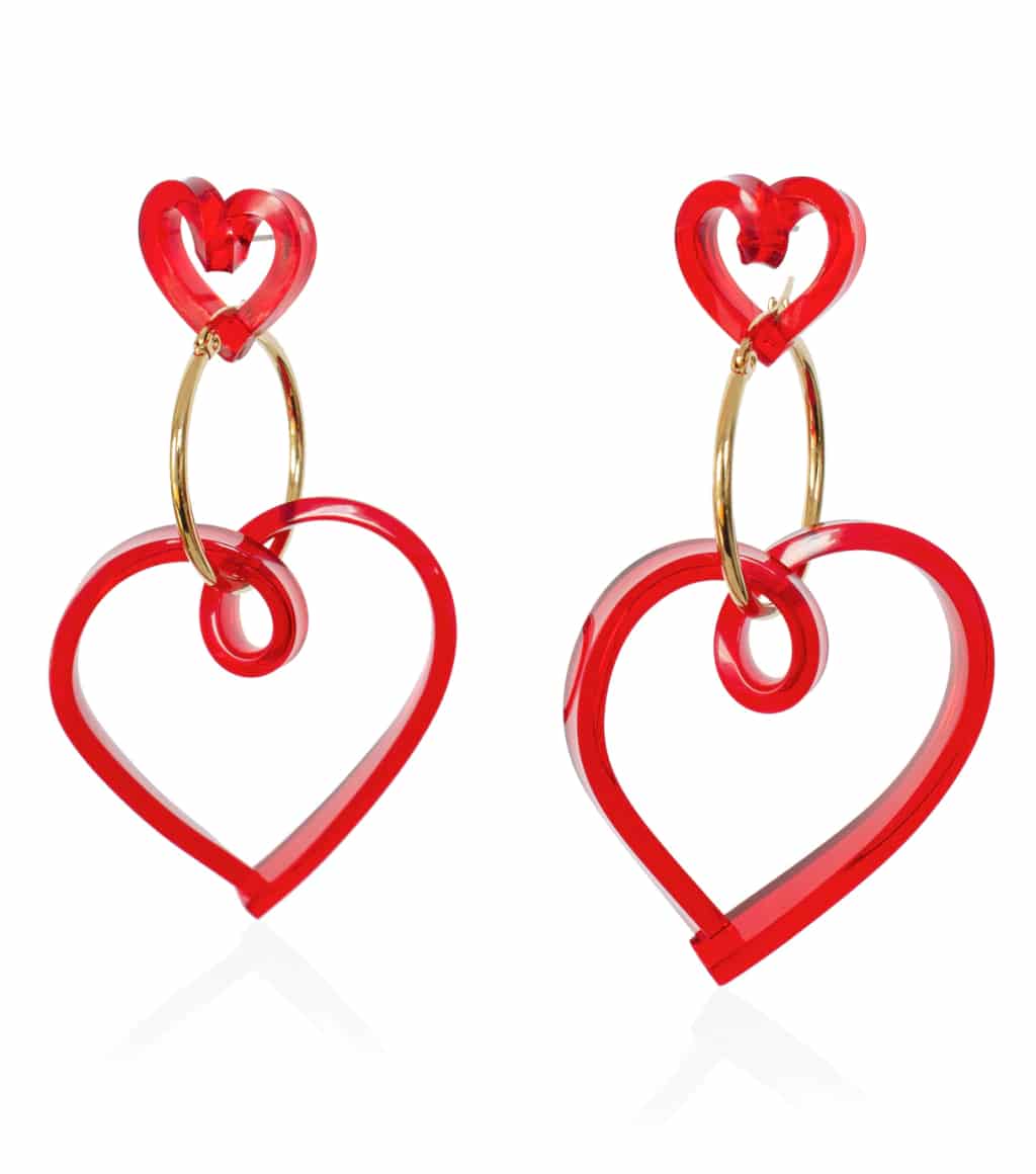 Aretes Corazón Multifuncionales - miniatura 2