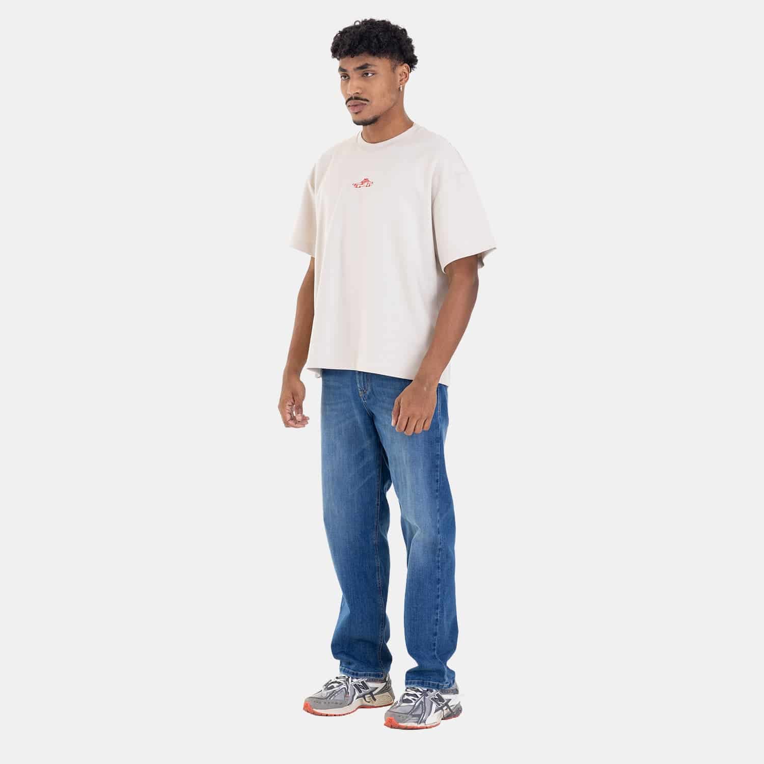 Straight Fit Jeans Mid Blue - miniatura 4