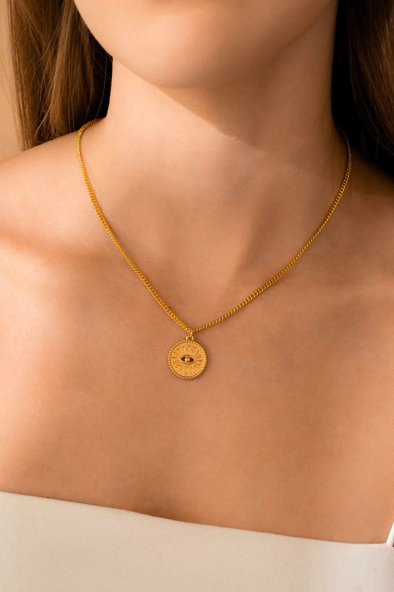 Collar Ojo Turco + Aretes - miniatura 2