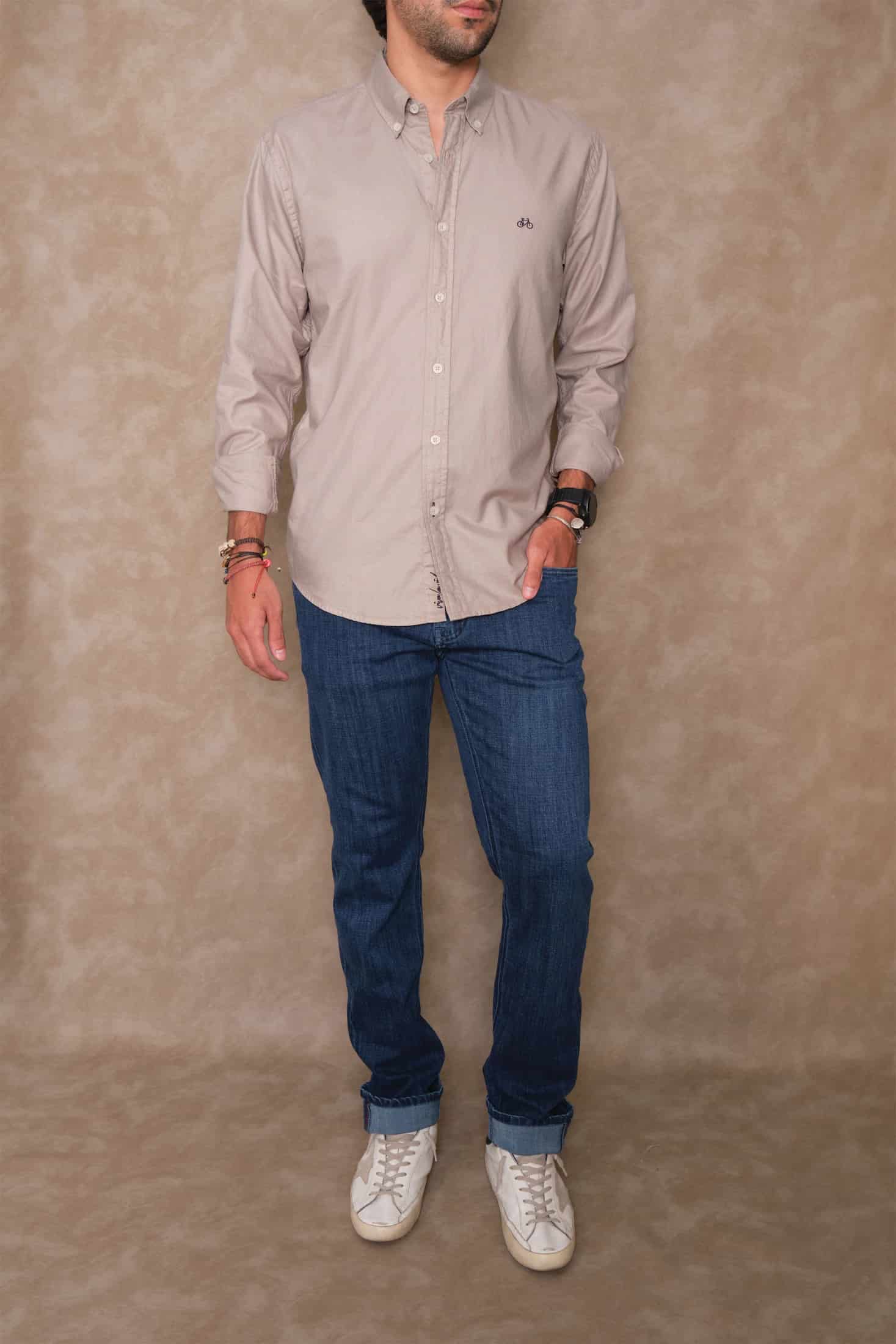 CAMISA OXFORD KHAKI - miniatura 2
