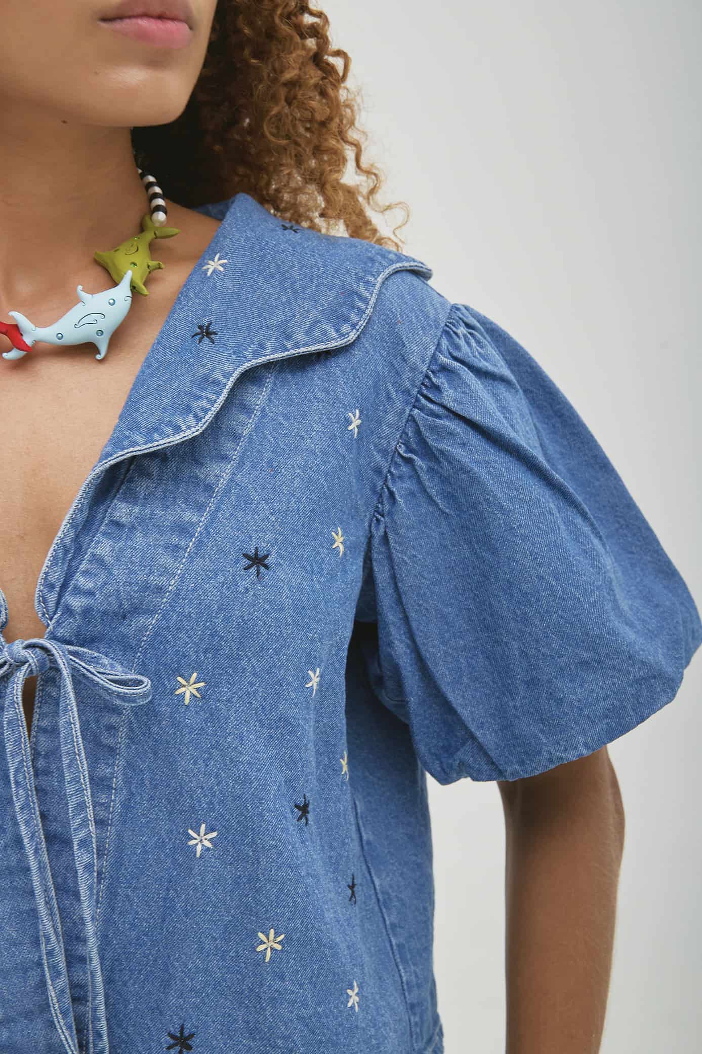 Marea Top Estrellas Denim - miniatura 6