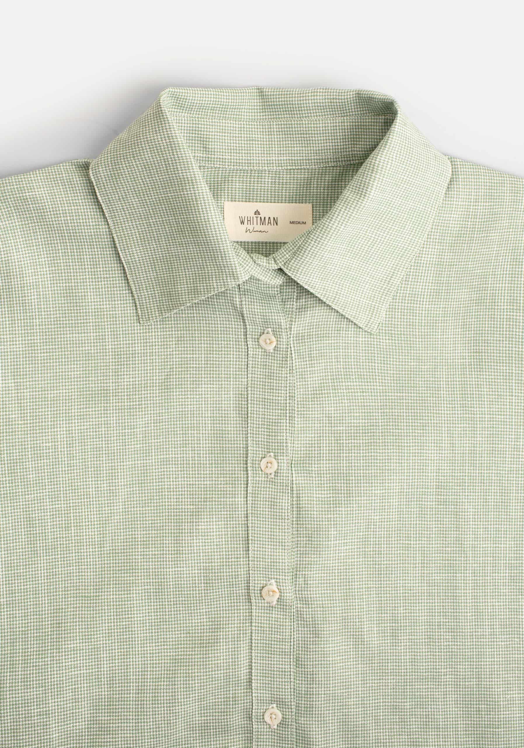 Camisa M Marianne Cuadros Verde Med - miniatura 6