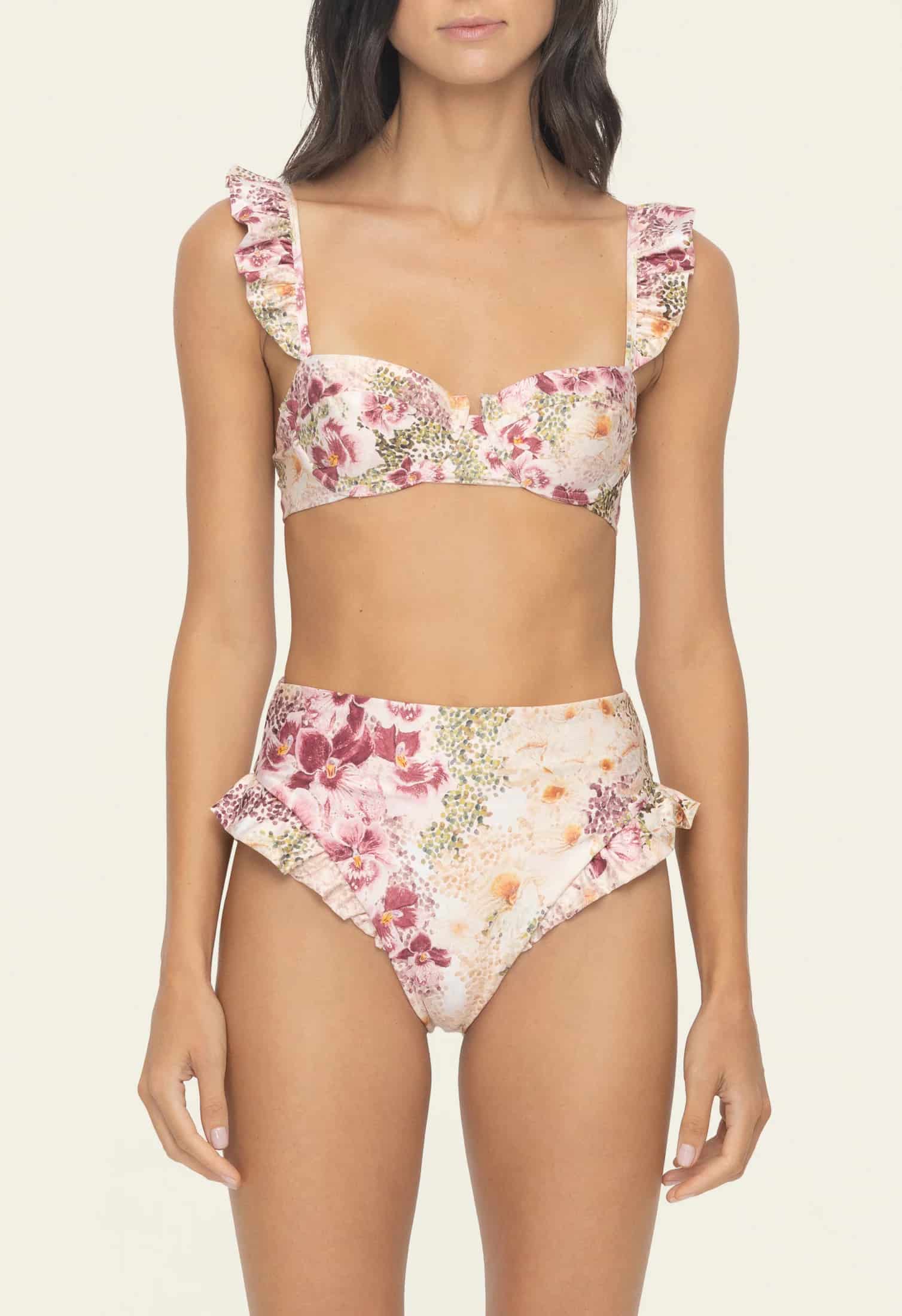 Kiwi Florecer Bikini Top - miniatura 13