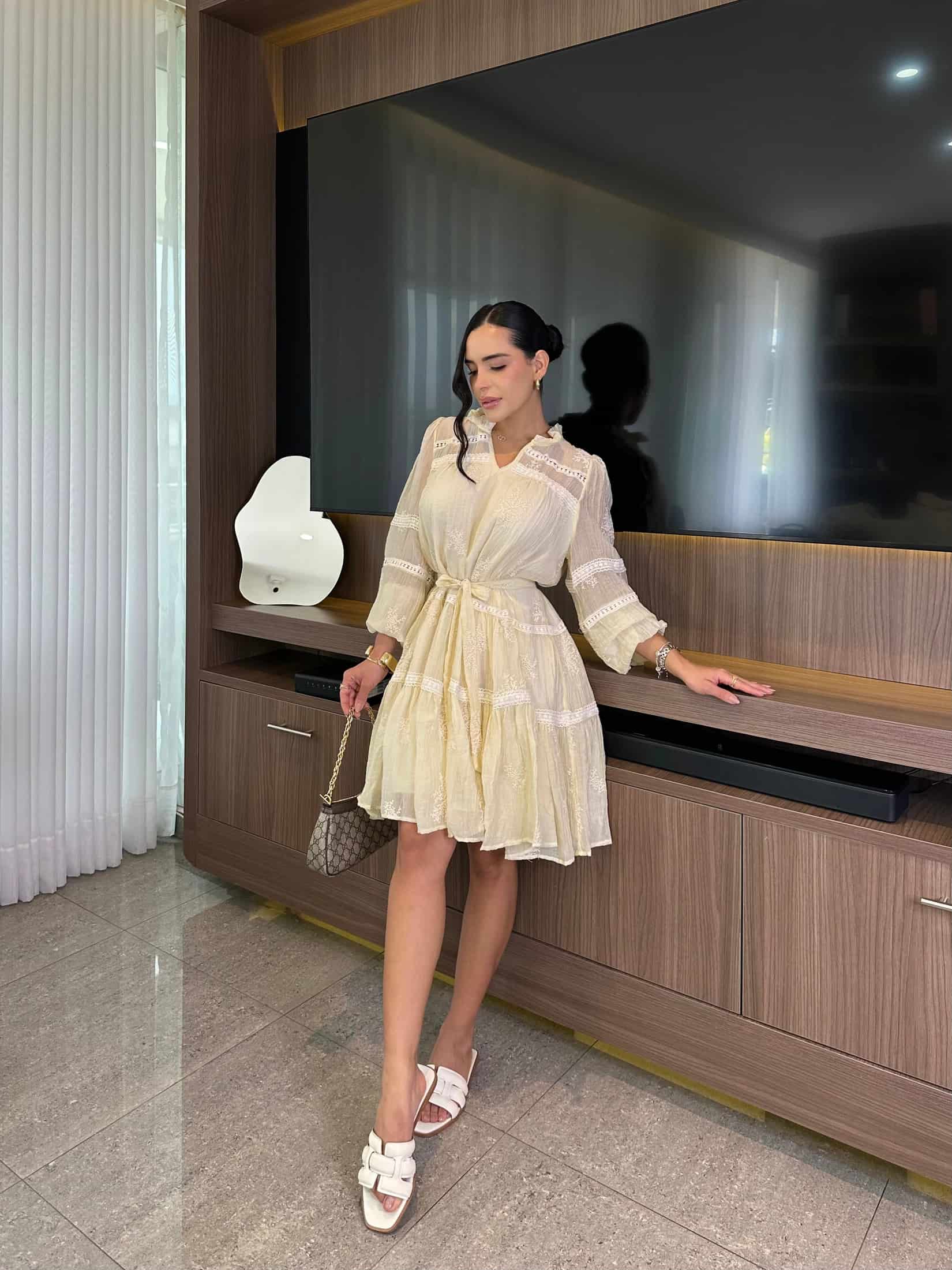 VESTIDO ALMA AMAILLO - miniatura 3