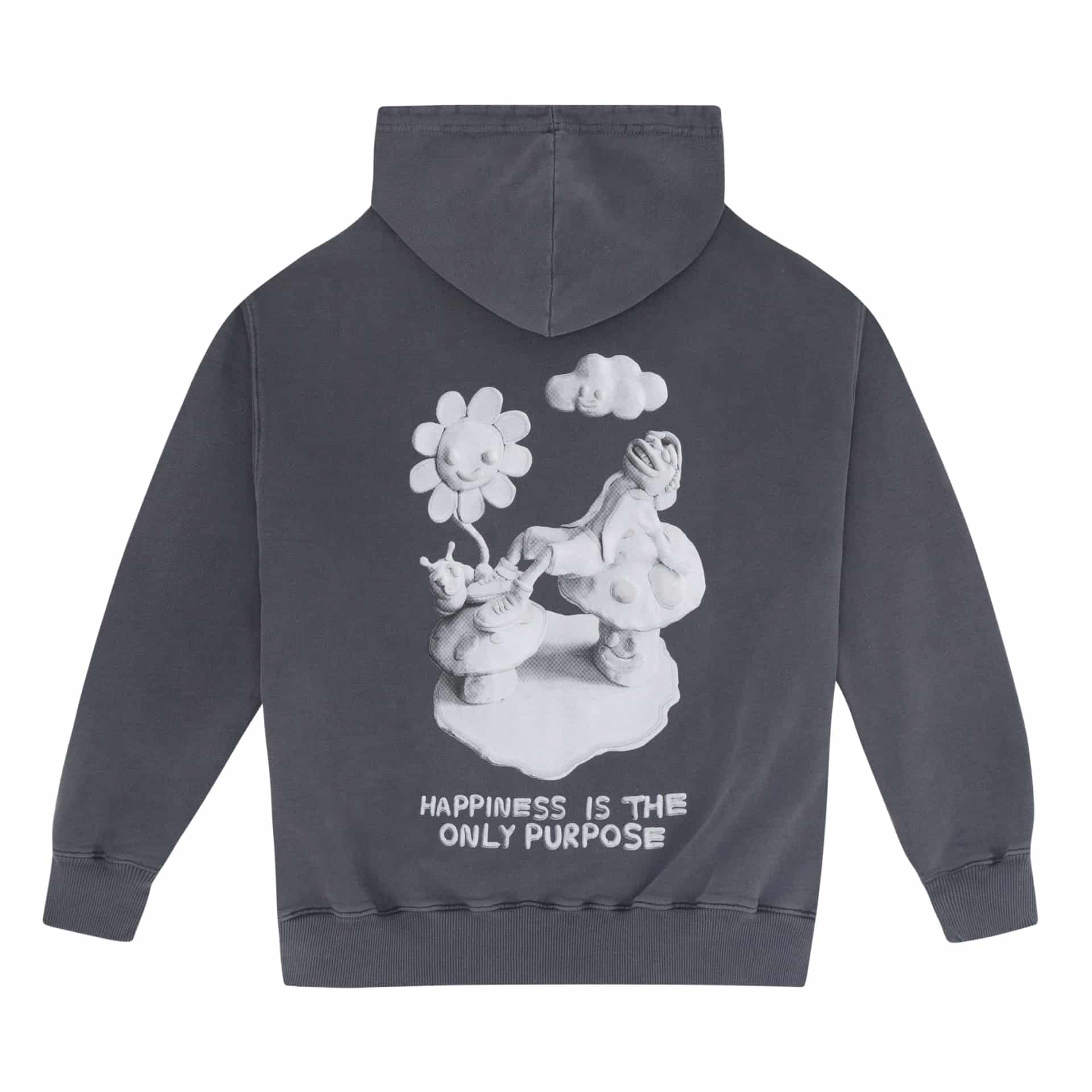 HOODIE CLAY GRIS - miniatura 1