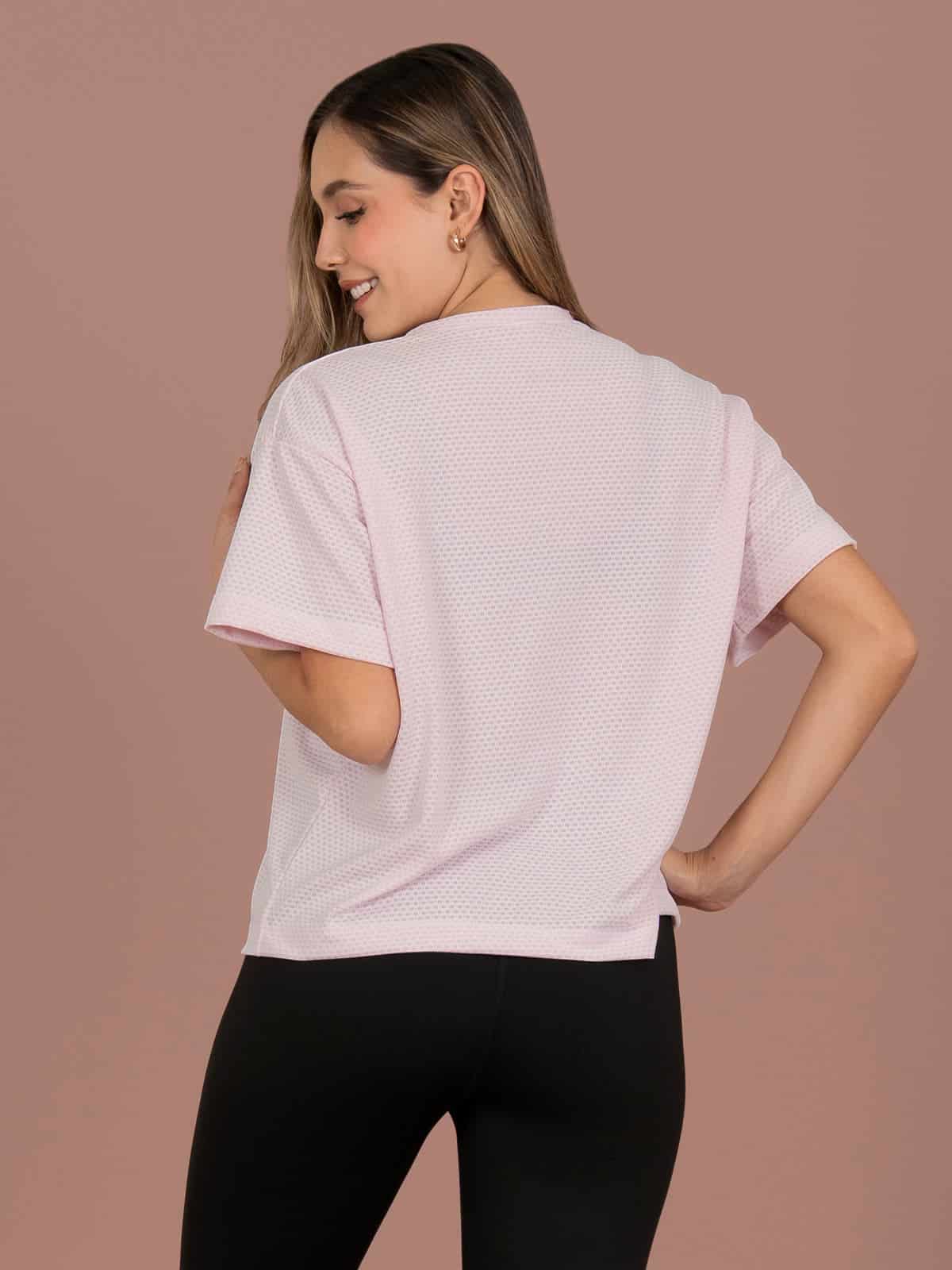 camiseta tulum panal pink - miniatura 4