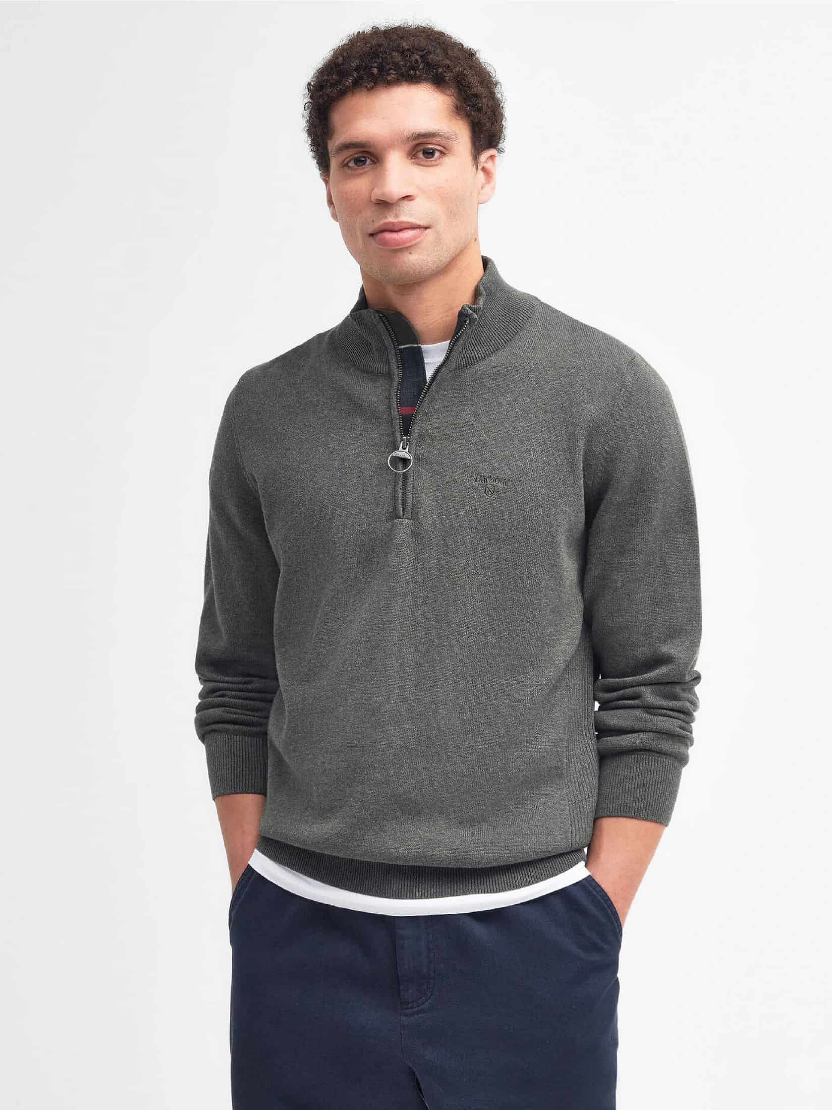 Cotton Quarter-Zip Jumper - miniatura 3