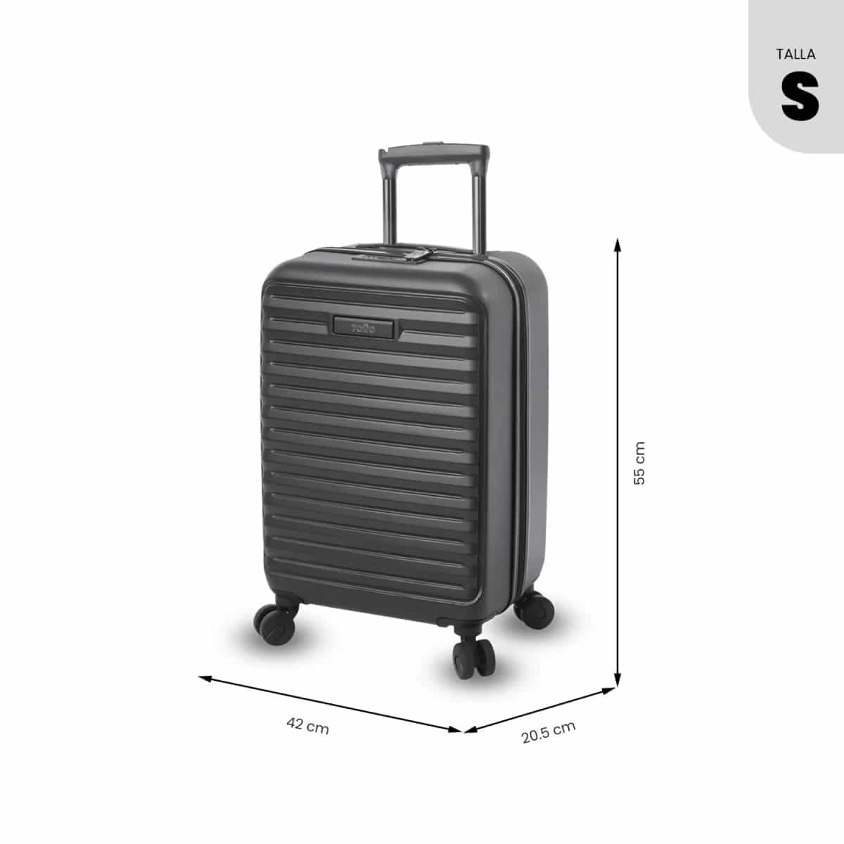 Maleta de Cabina 360 Helios S1 2.0 10 kilos Negra - miniatura 10