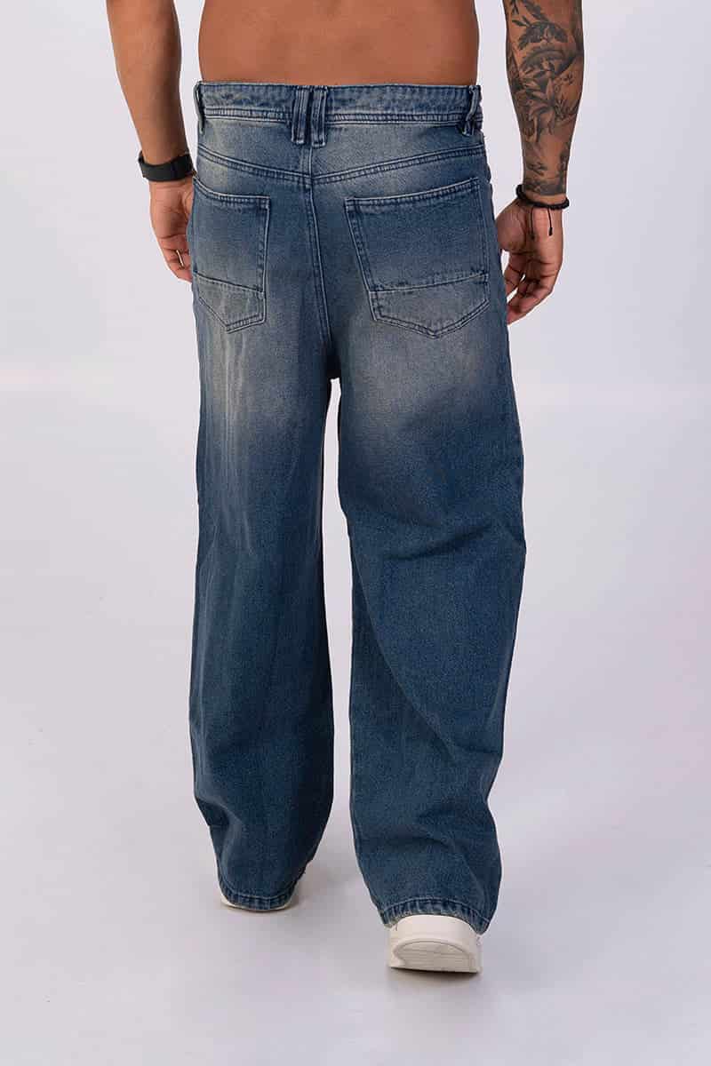 Jean moda ancho ripped - miniatura 2