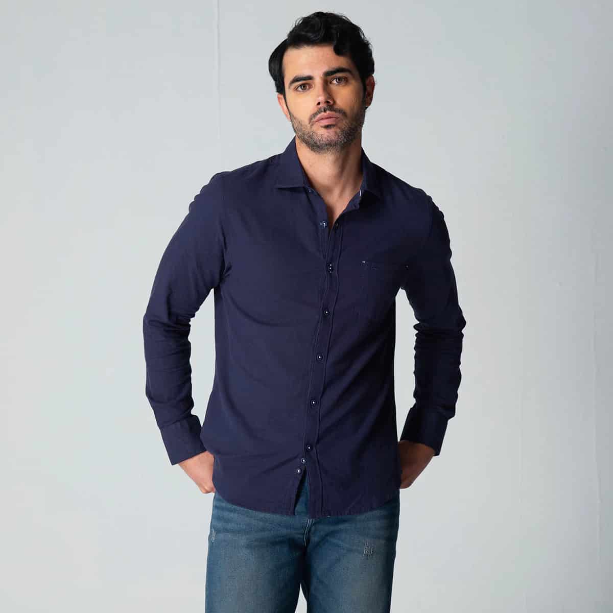 Camisa Manga Larga Formal Boston - miniatura 1